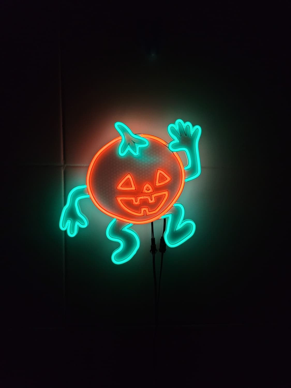 펌킨 호박 할로윈 네온사인 led 램프 조명 무드등 상품이미지2