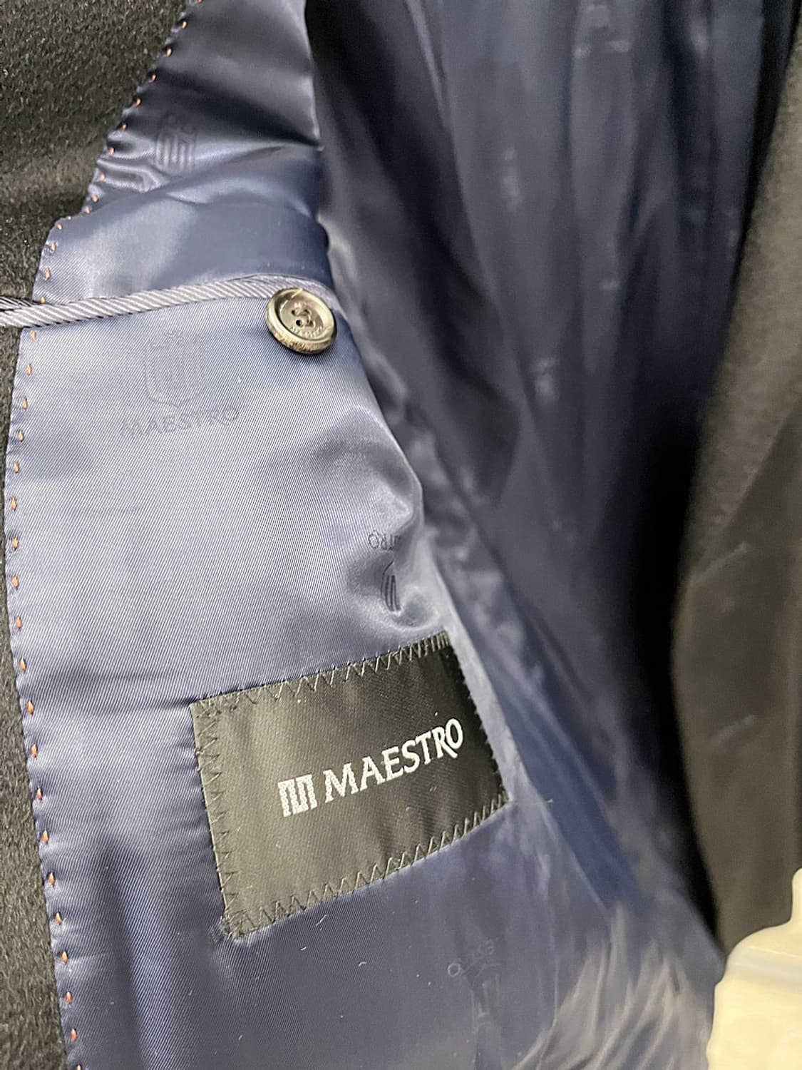 105) 마에스트로 콜롬보 캐시미어100% 코트  상품이미지5