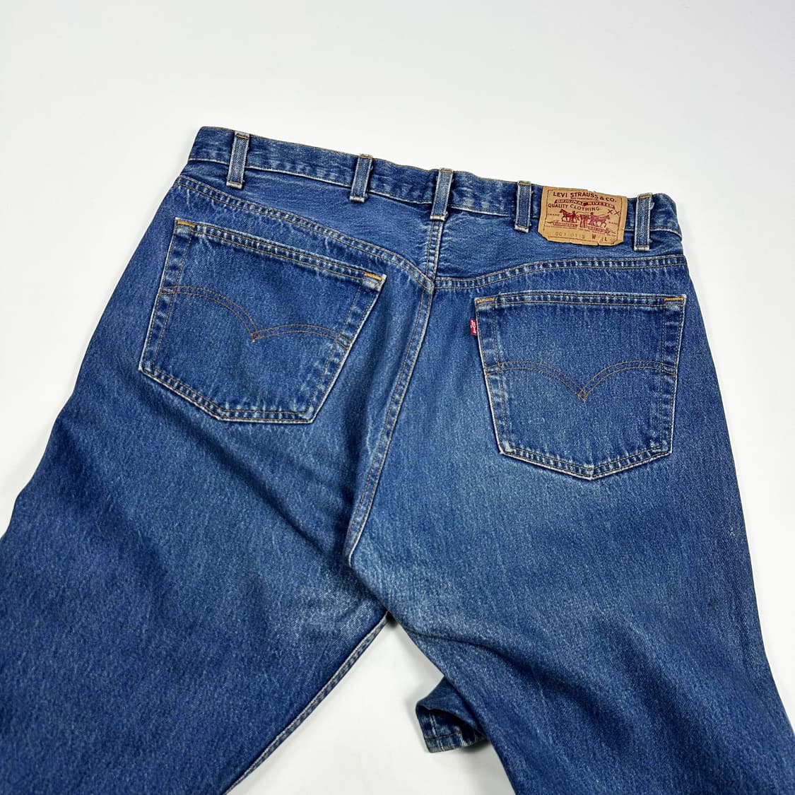 38 80s USA 리바이스 레귤러 트라우져 데님팬츠 상품이미지5