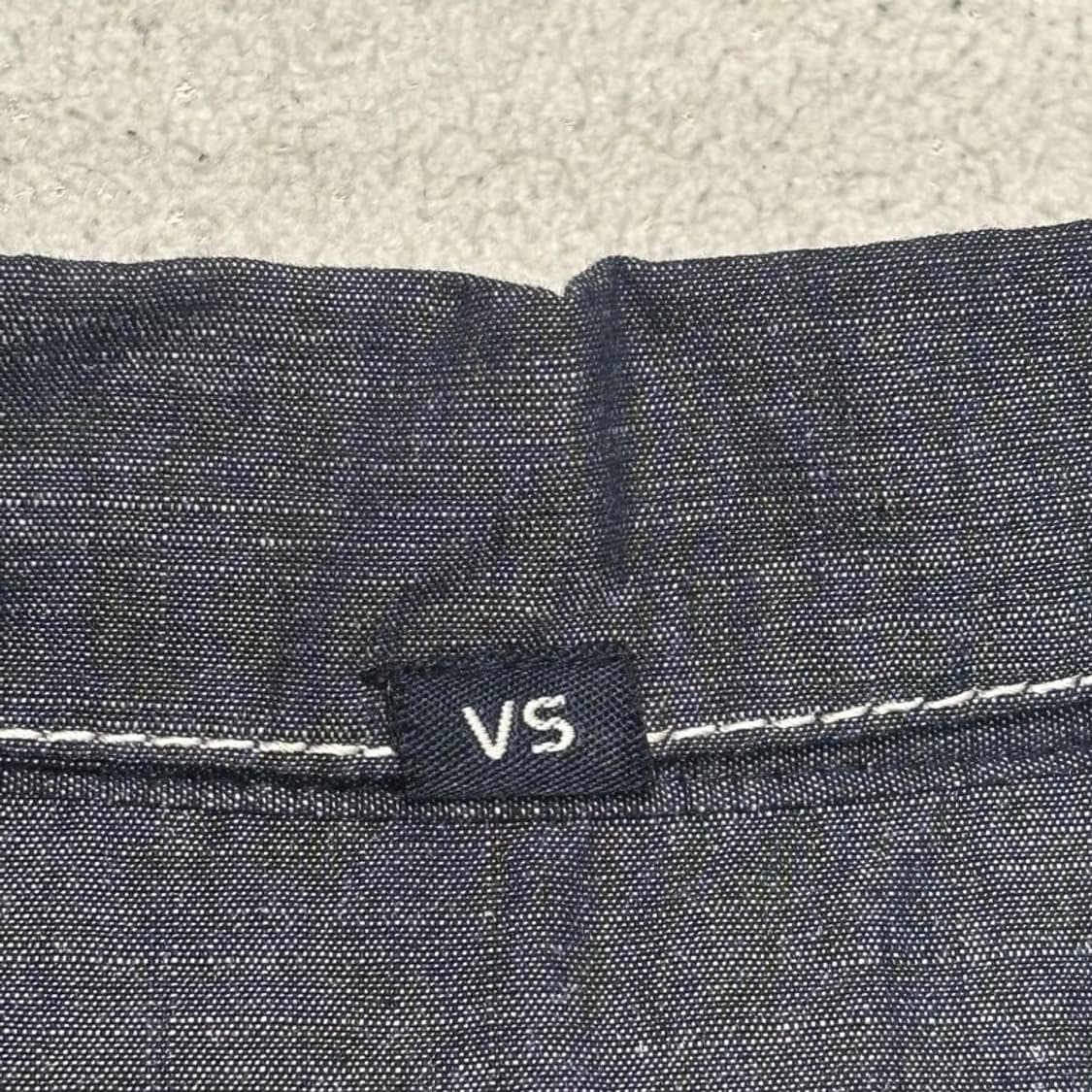 VIMSOUTFIT 컷오프 데님 셔츠 S 상품이미지9