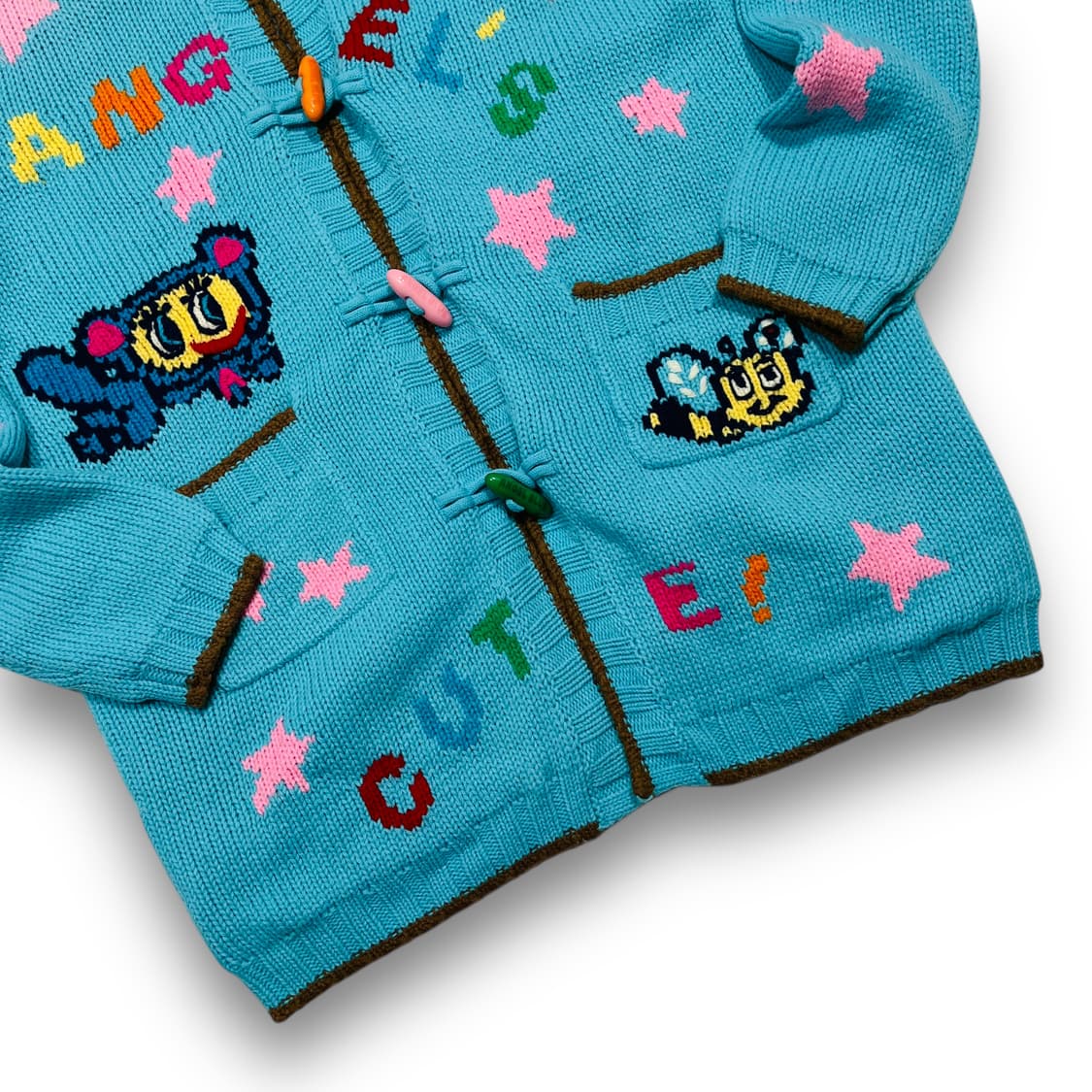 Angel Blue 00s Lovely Star Cartoon Coat 상품이미지3