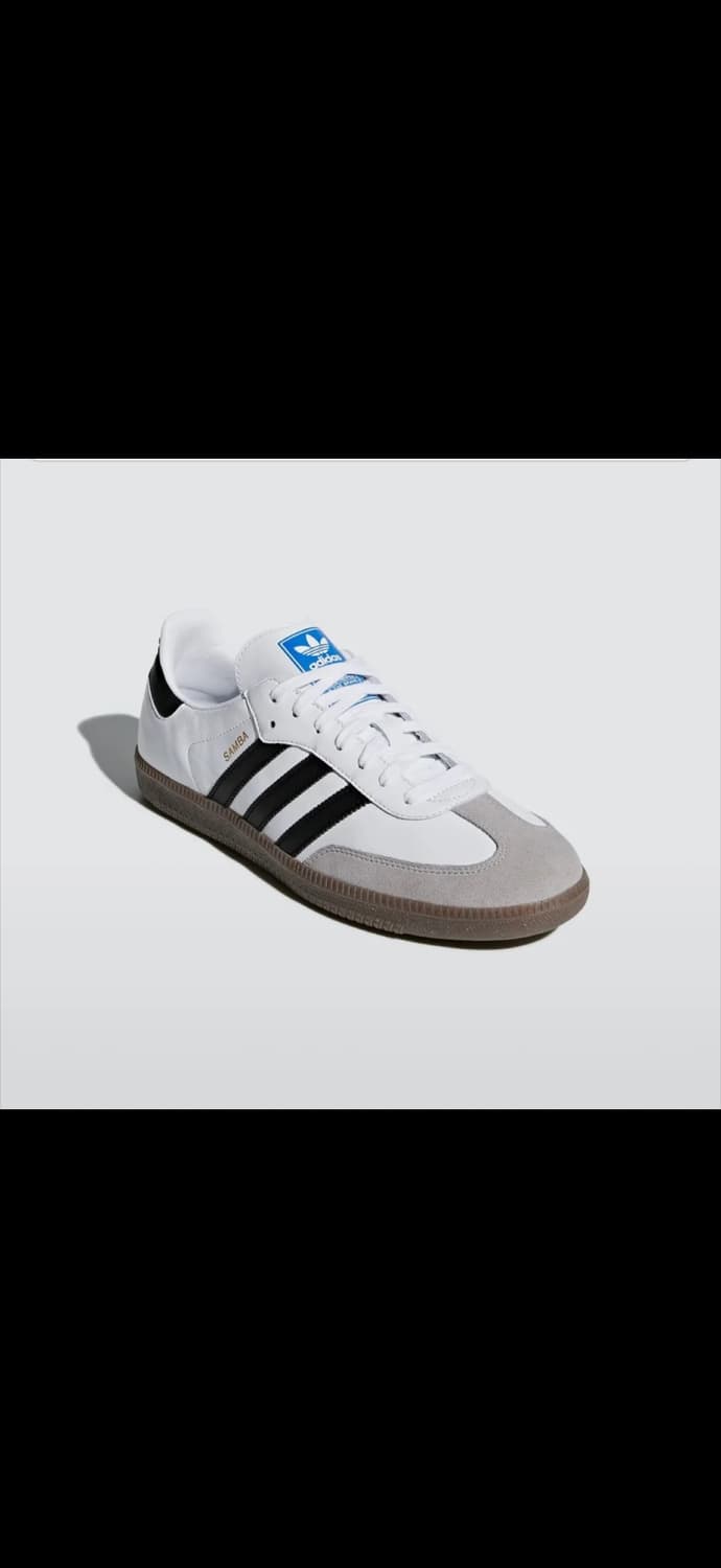 아디다스 삼바 OG 화이트 블랙 235 상품이미지7