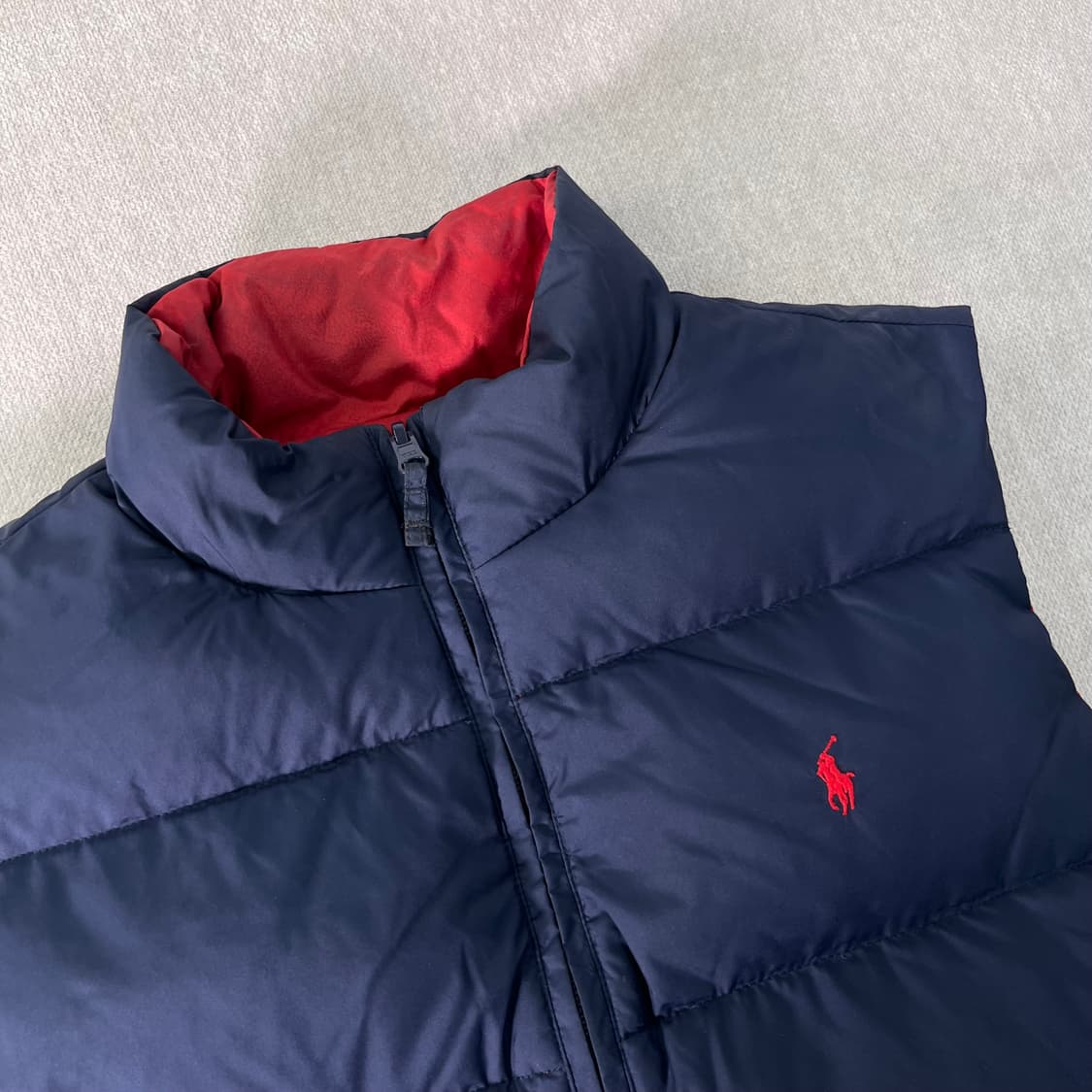95 폴로 랄프로렌 리버시블 스몰로고 구스 패딩조끼 상품이미지3