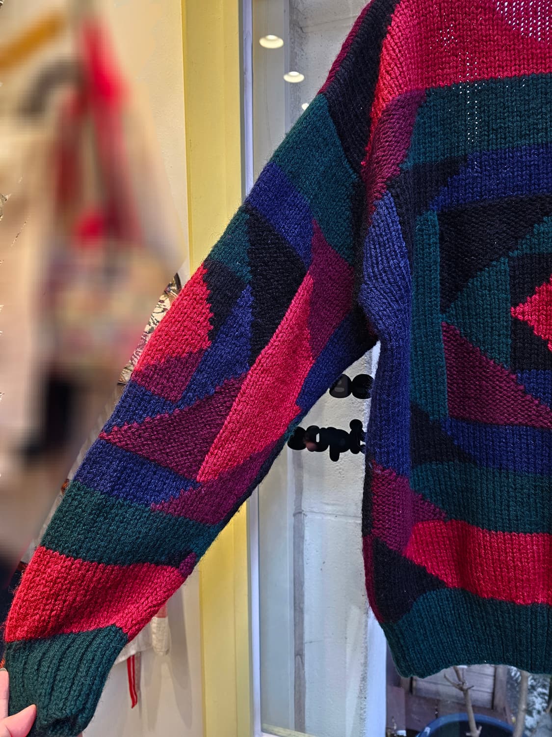 GreenBox 기하학패턴 울니트 상품이미지6