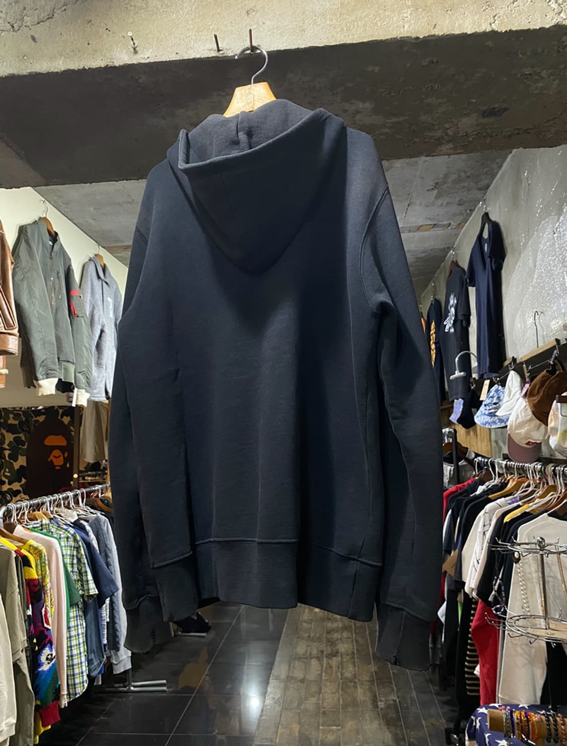 90s Chrome Hearts 크롬하츠 크로스 레더 후드집업 상품이미지3