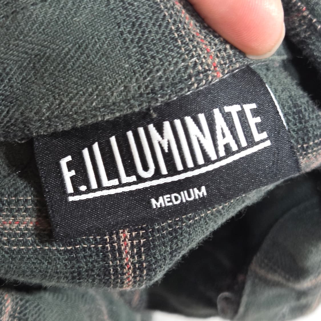 필루미네이트 그린 브라운 체크 셔츠 상품이미지7