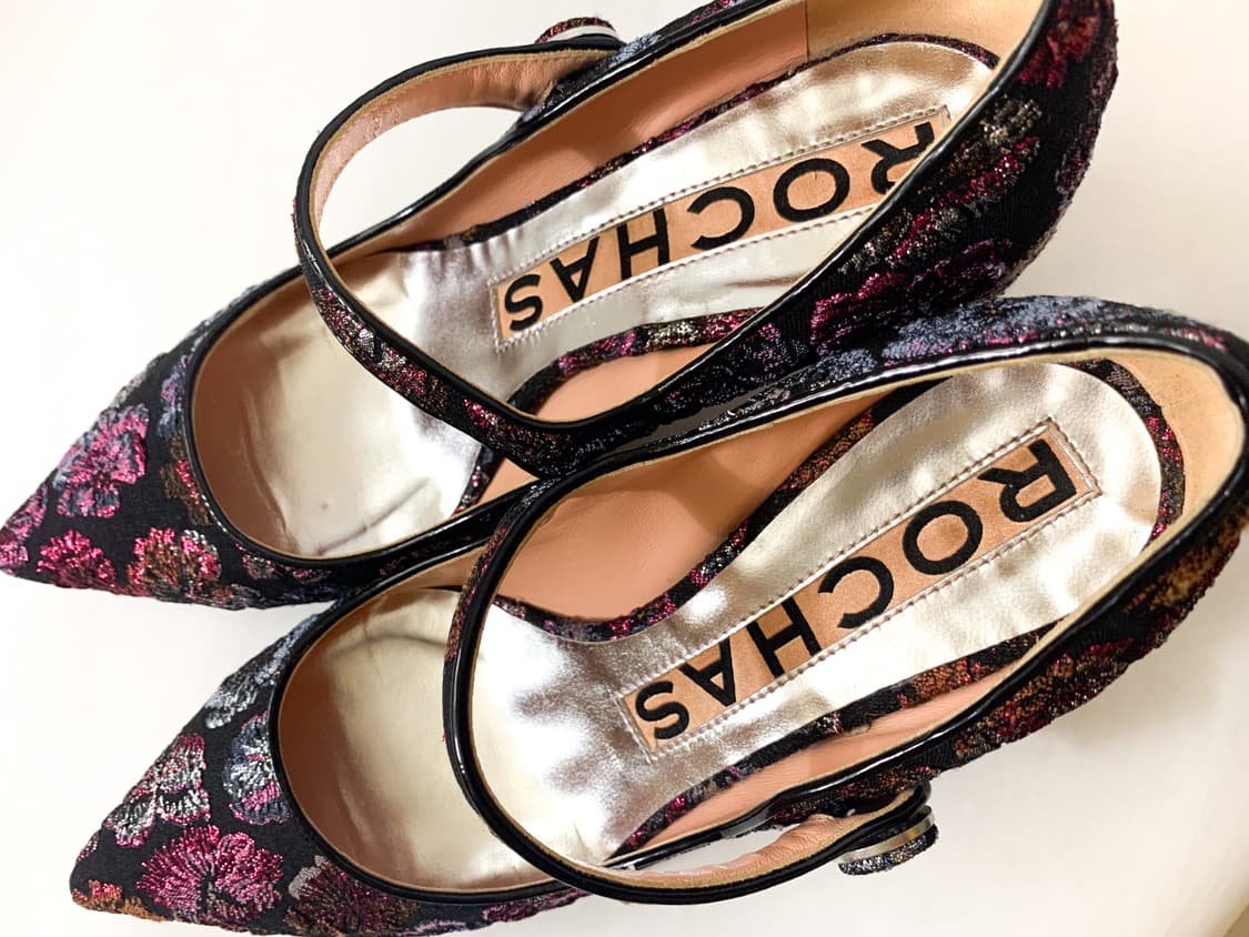 [EU37] 로샤스 플라워 자수 메리제인 구두 상품이미지6