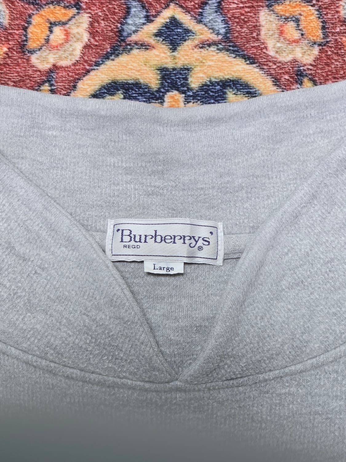 Burberrys Vintage Embroidered Logo Colla 상품이미지4
