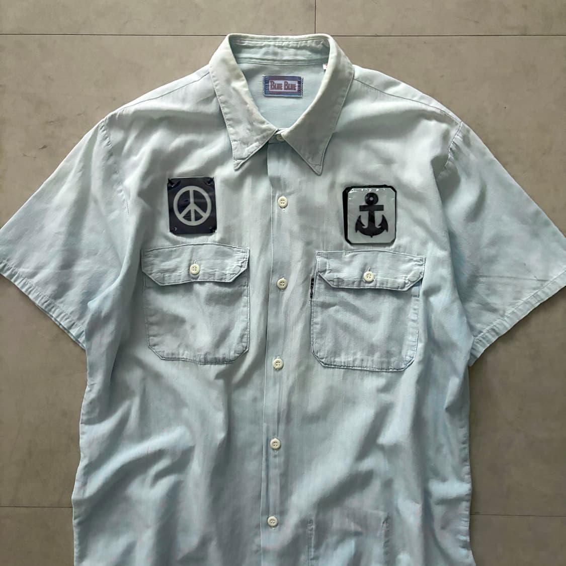 Peace Denim Shirts 상품이미지2