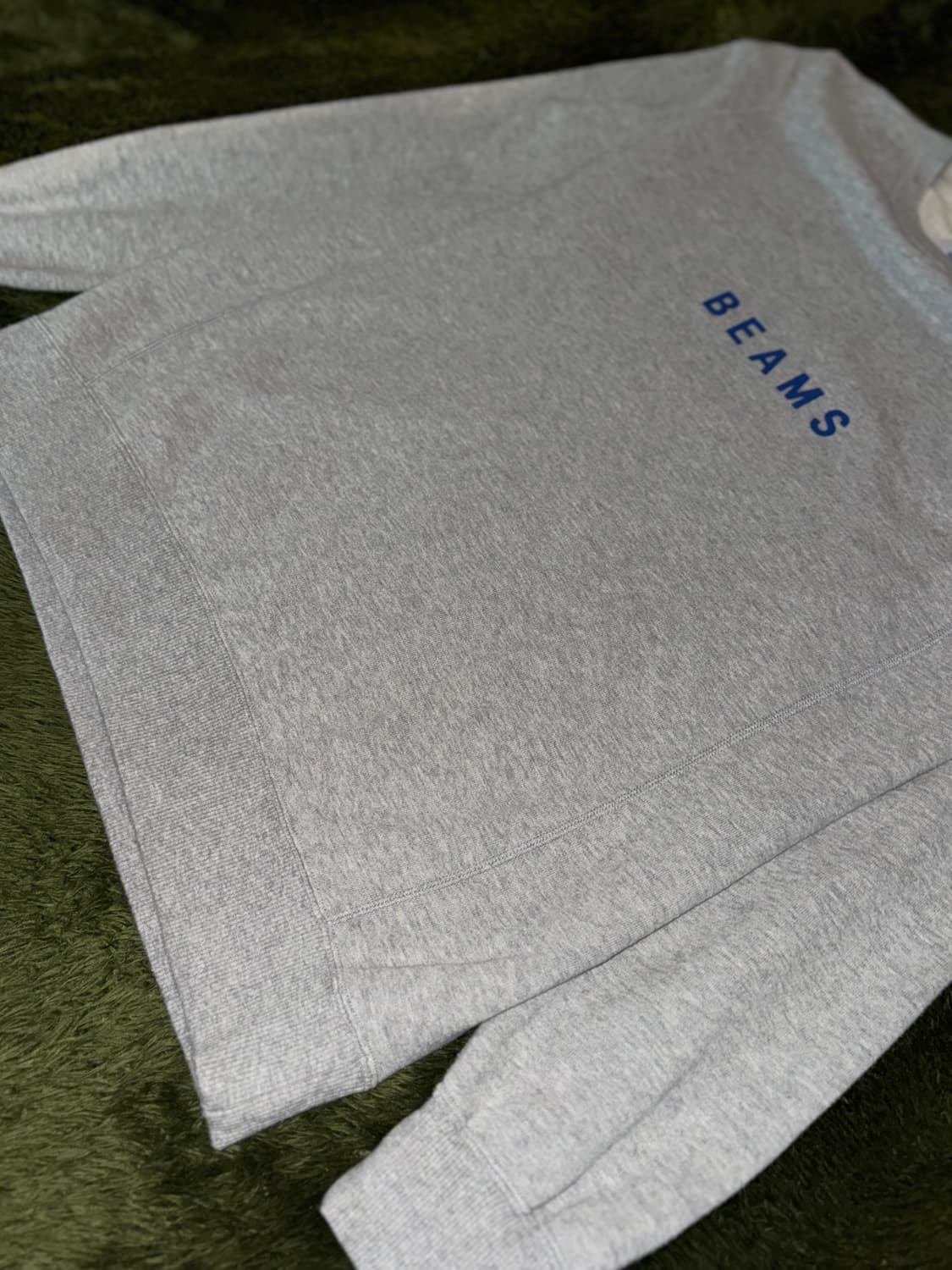 [L] BEAMS 빔즈 MADE IN JAPAN 로고 스웻셔츠 상품이미지5