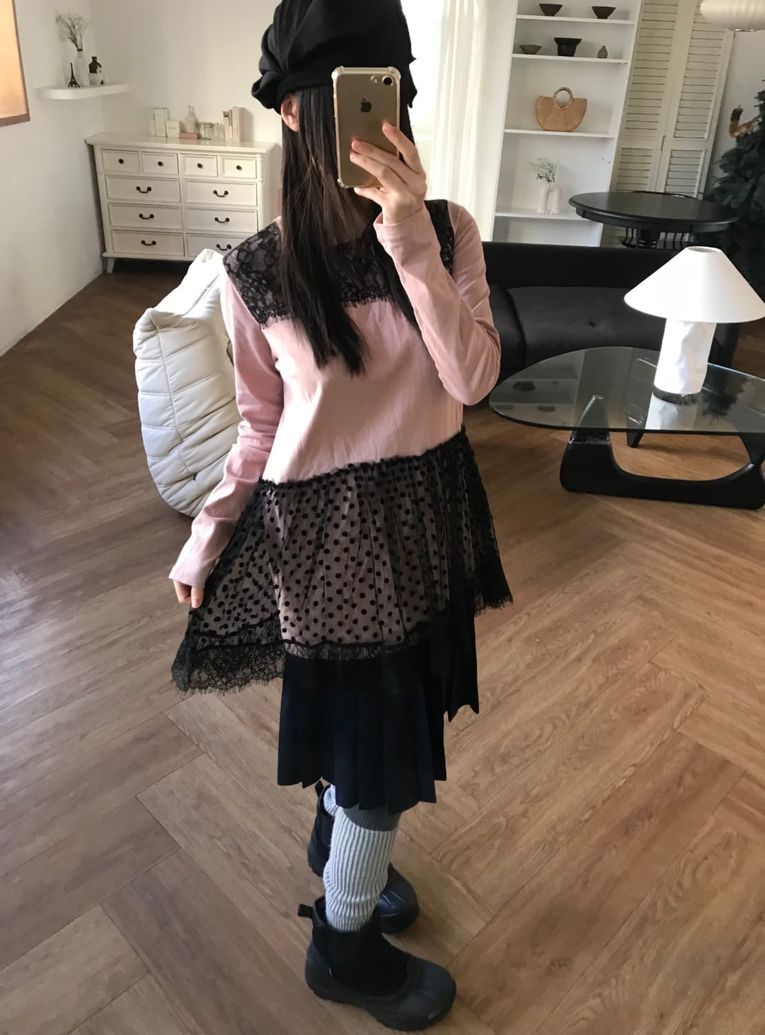 vintage lace long sleeve 상품이미지3