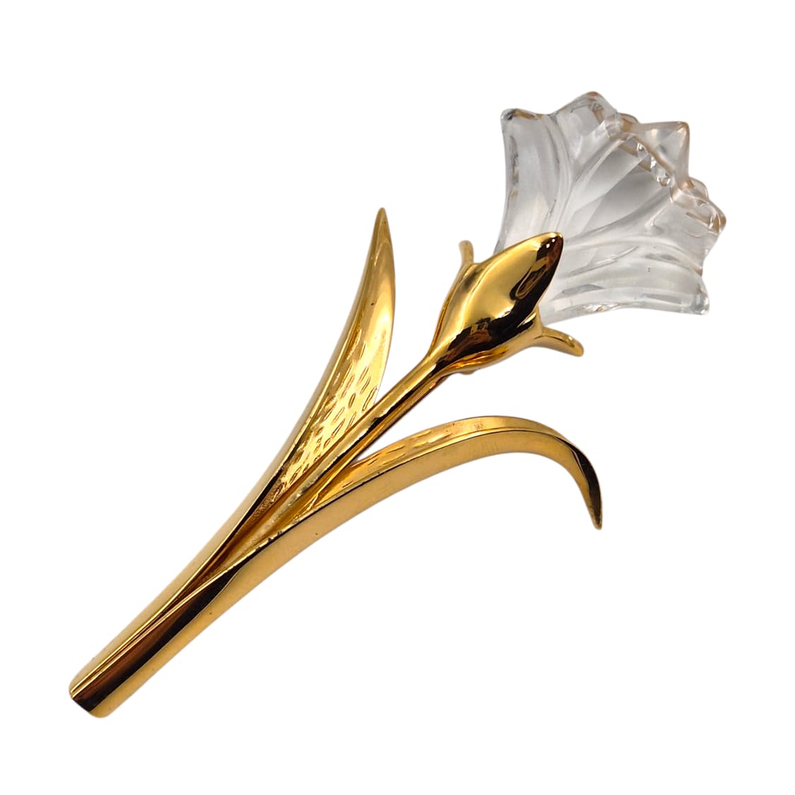 90s 스와로브스키 크리스탈 백합 송이 빅 브로치 상품이미지1