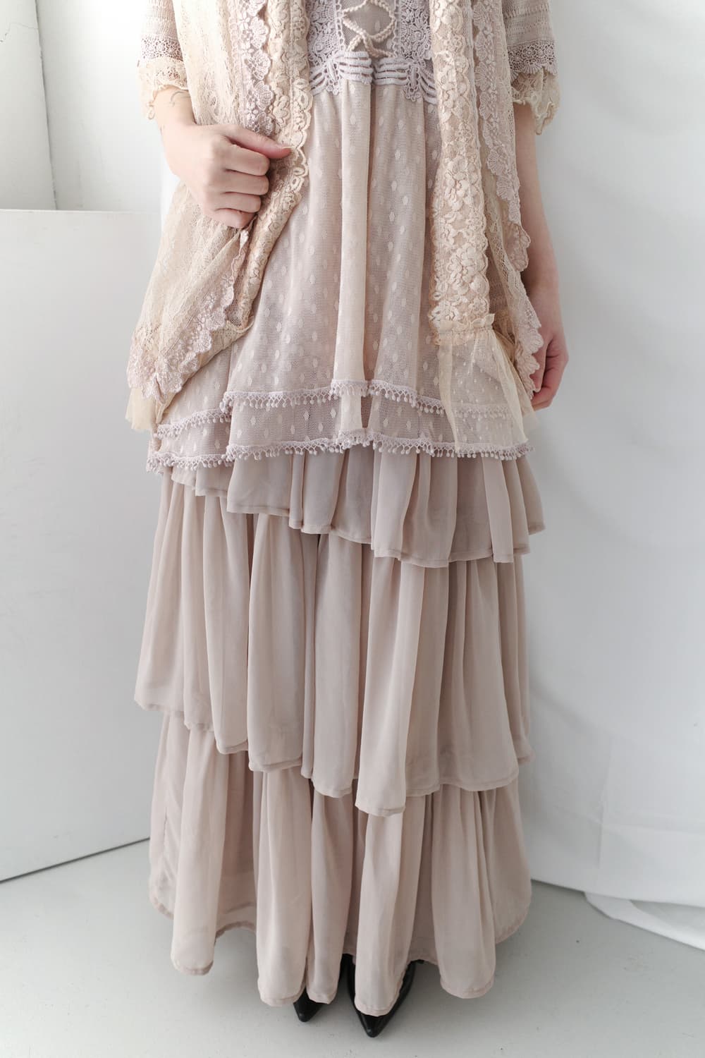 frill cancan sha skirt  상품이미지3