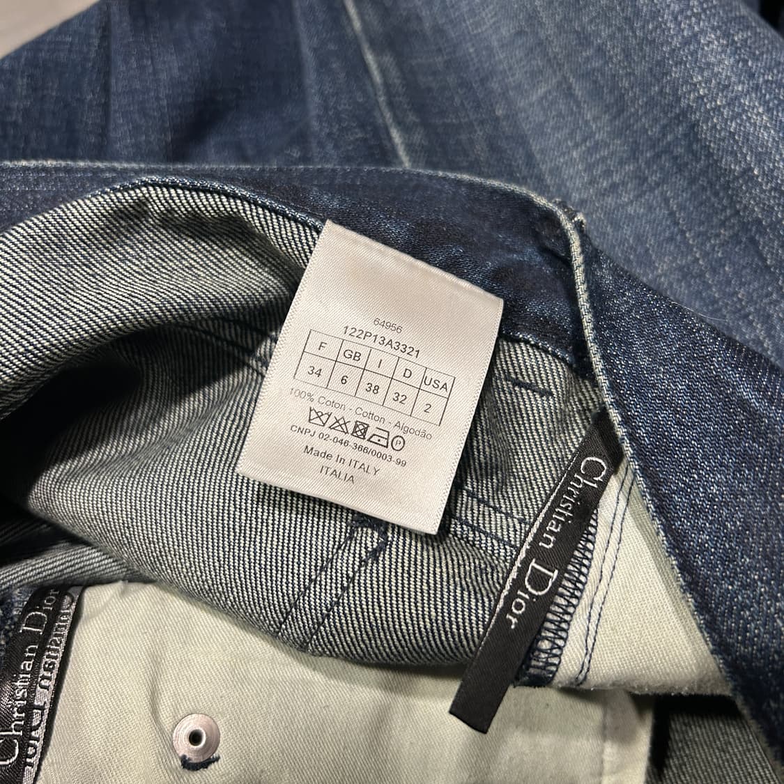 디올 컷아웃 데님팬츠 상품이미지8