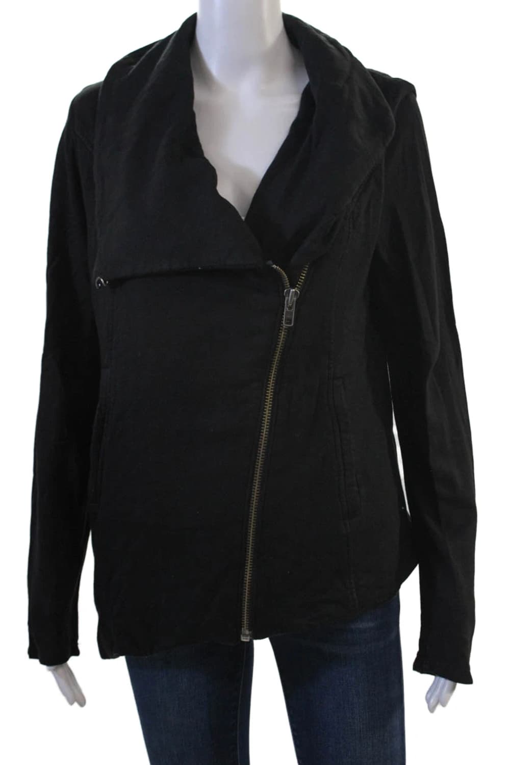 헬무트 랭 비대칭 드레이프 지퍼 자켓 상품이미지1