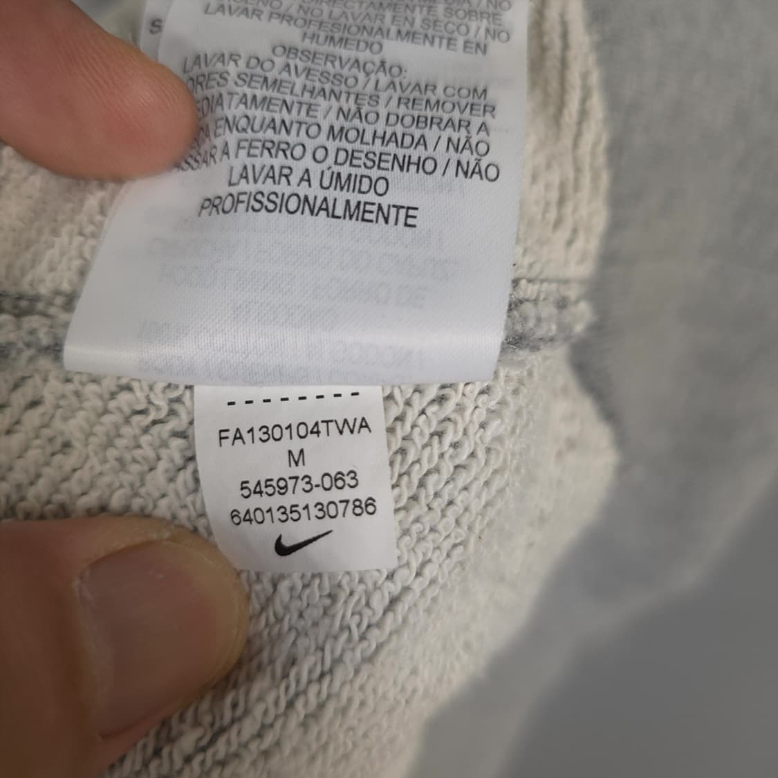 남성용 나이키 Nike 빅로고 후드티 M 상품이미지8