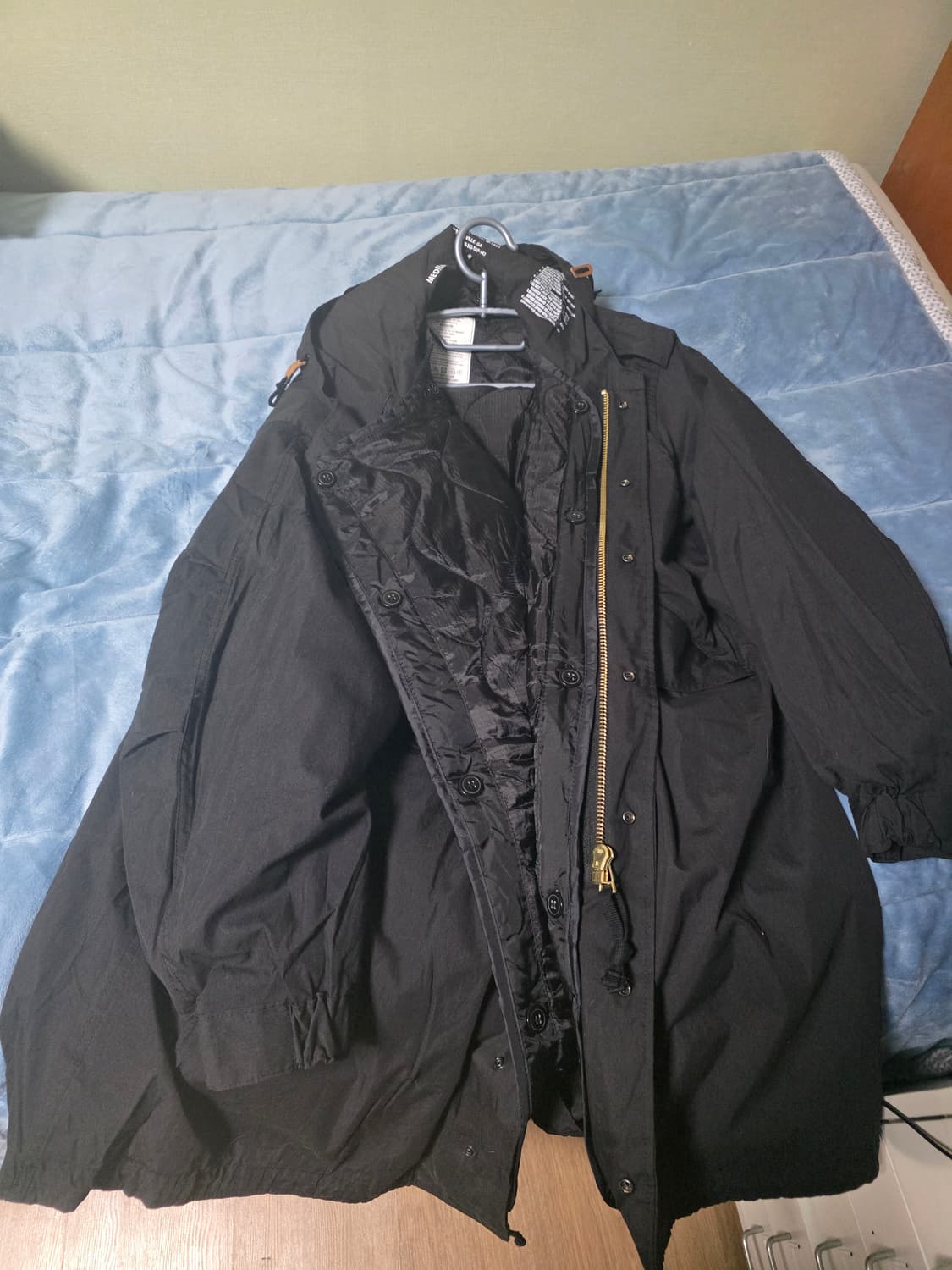 밀텍 M51 피쉬테일 파카 M 블랙 팝니다. 상품이미지1