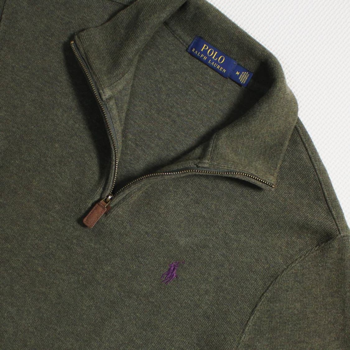 Polo 폴로 랄프로렌 카키 하프집업 상품이미지3