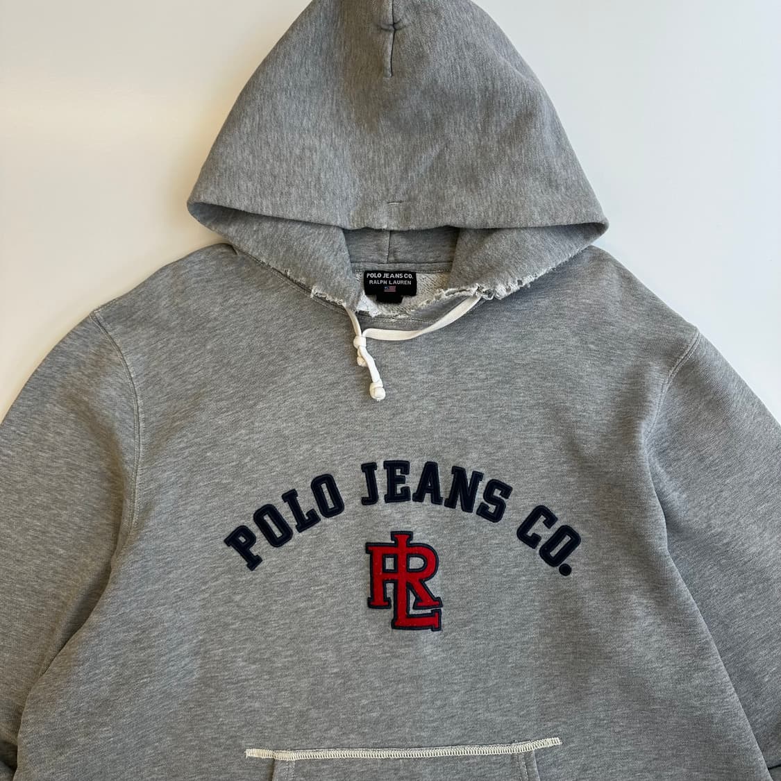 폴로00‘s polo jeans 자수 빈티지 오버후드 상품이미지2