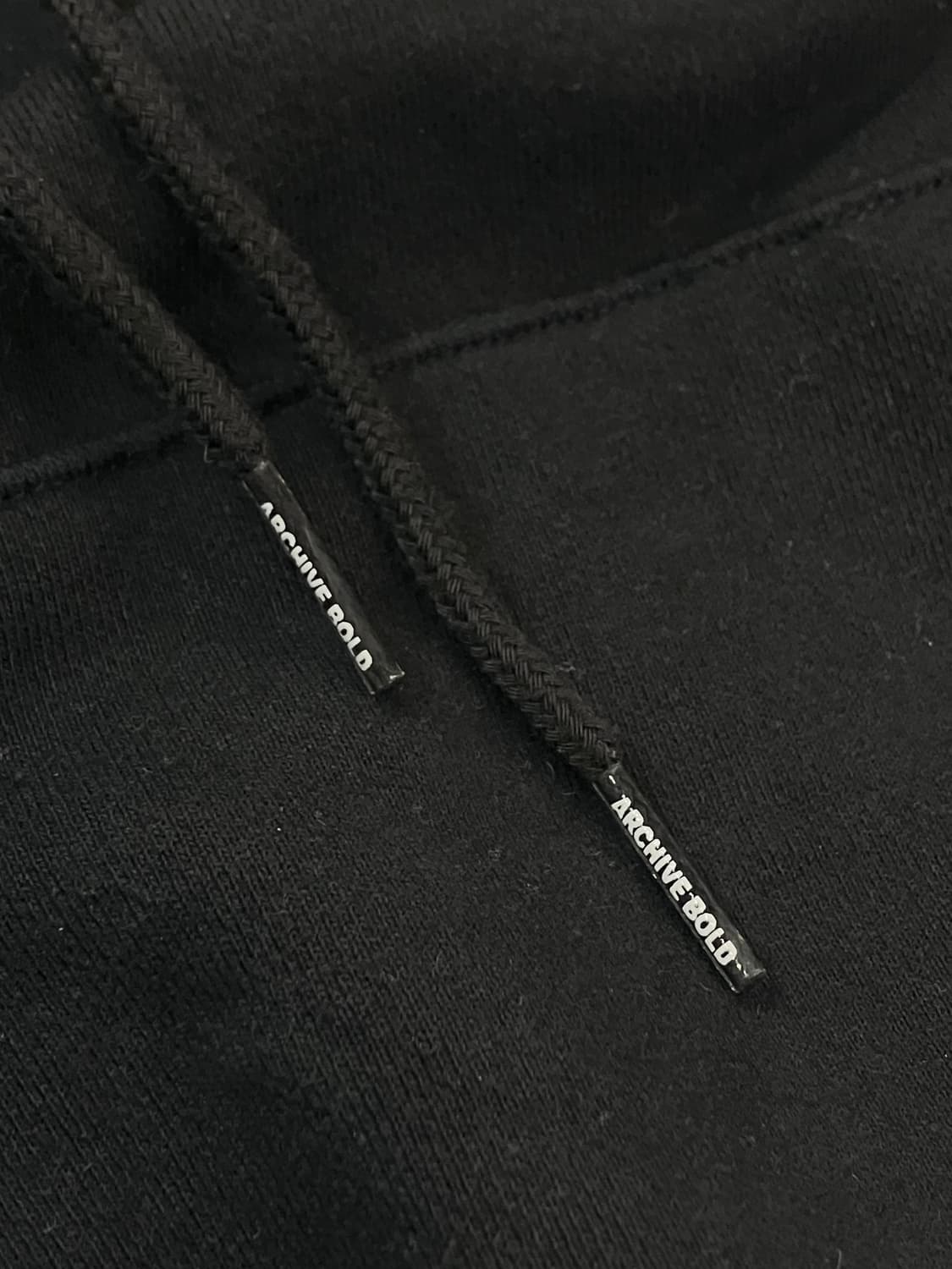아카이브 볼드 후드티 블랙 #csz2704 상품이미지6