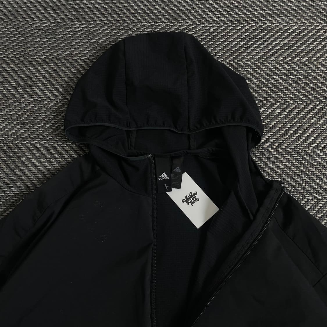 아디다스 블랙 우븐 경량 트랙 바람막이o 2977 상품이미지4