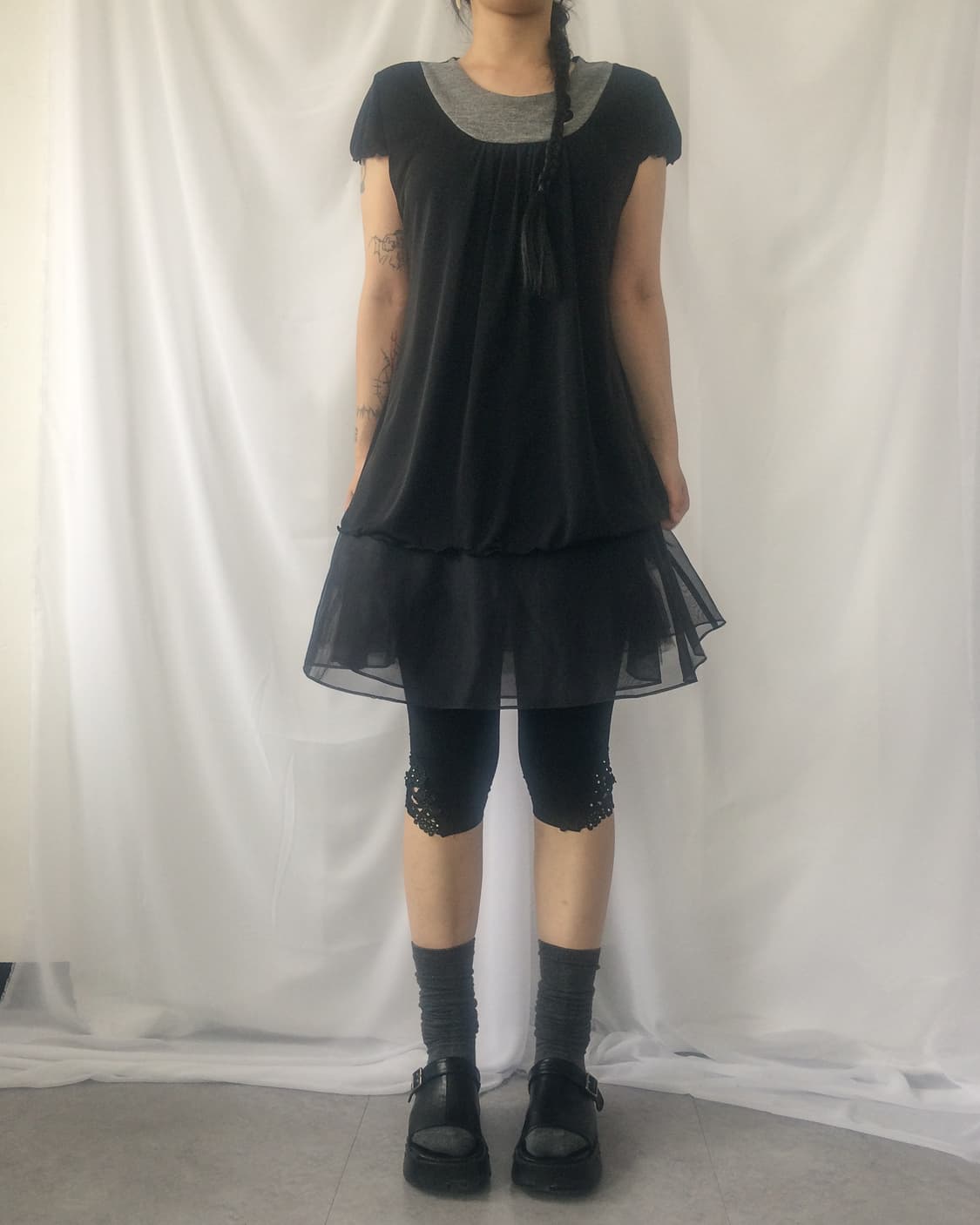 Layer point skirt 상품이미지3