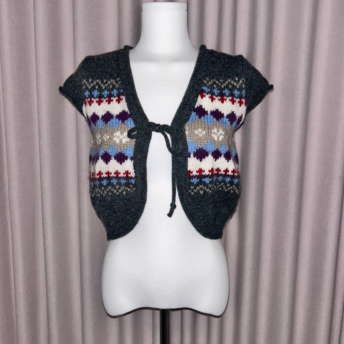 니트 조끼 가디건 상품이미지3