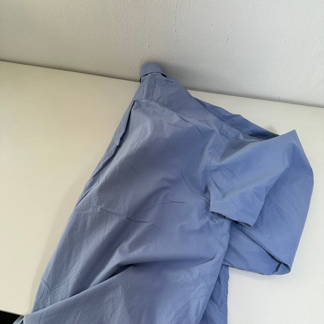 L-XL 토마스모어 스카이블루 오버핏 셔츠 남방 상품이미지4