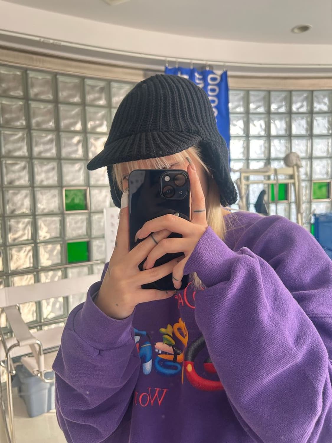 WOOL KNIT EAR CAP 양모 니트 귀마개 상품이미지1