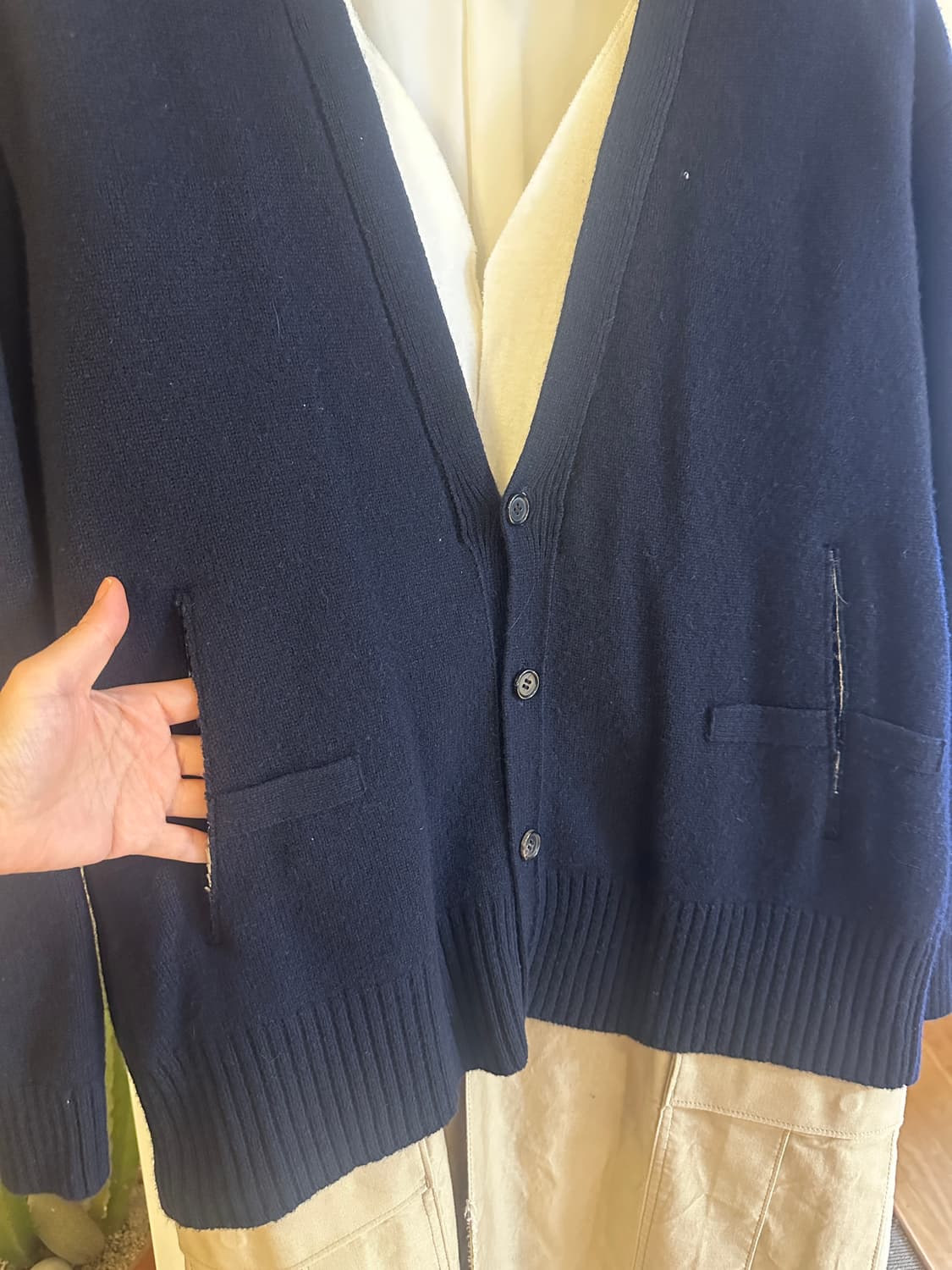 언더커버 레이어드 가디건 (2 size) 상품이미지4