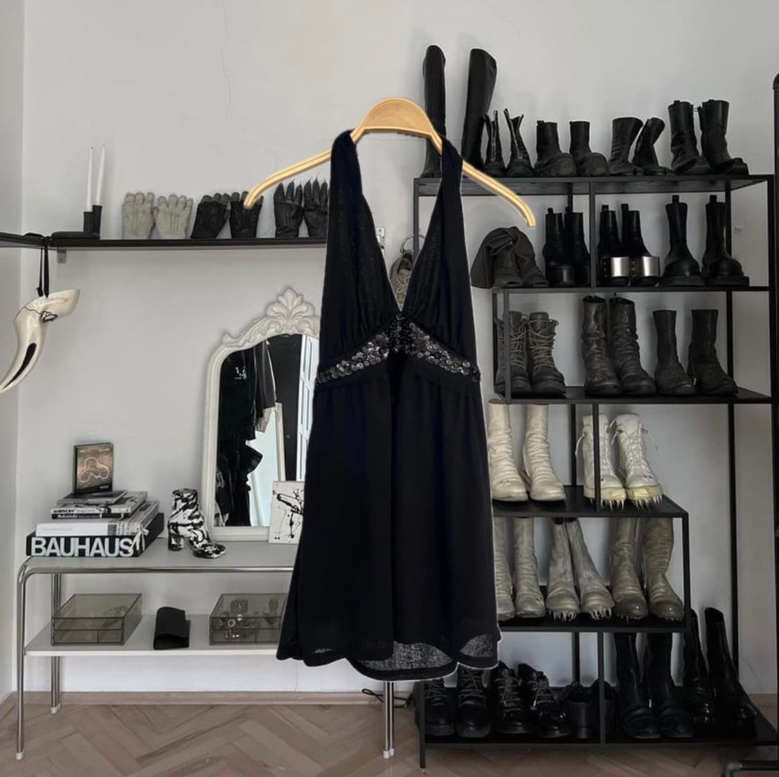 Vintage halterneck Sleeveless 상품이미지1