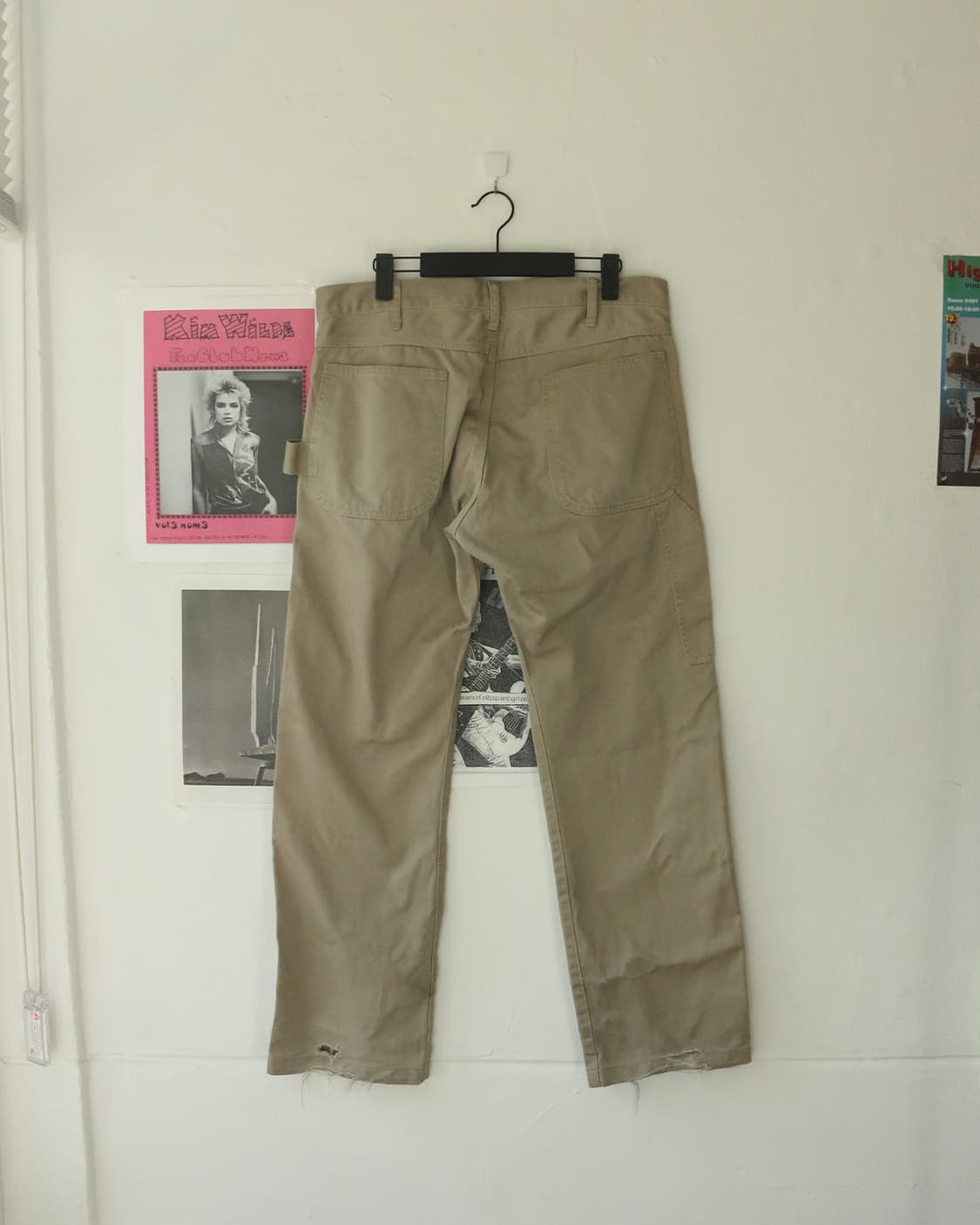  꼼데가르송 옴므 베이지 코튼 팬츠 상품이미지4