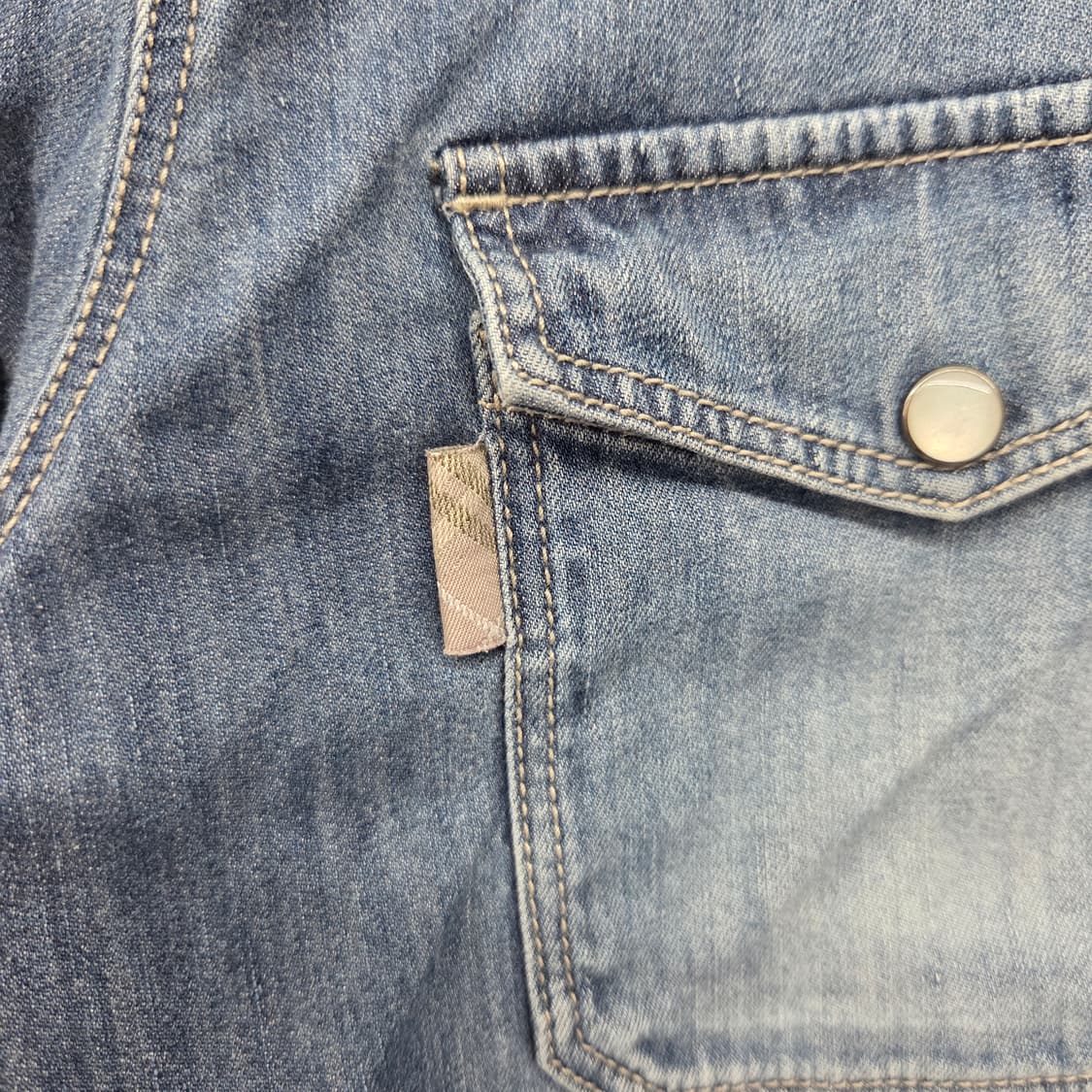 버버리 데님 셔츠 여m 상품이미지4