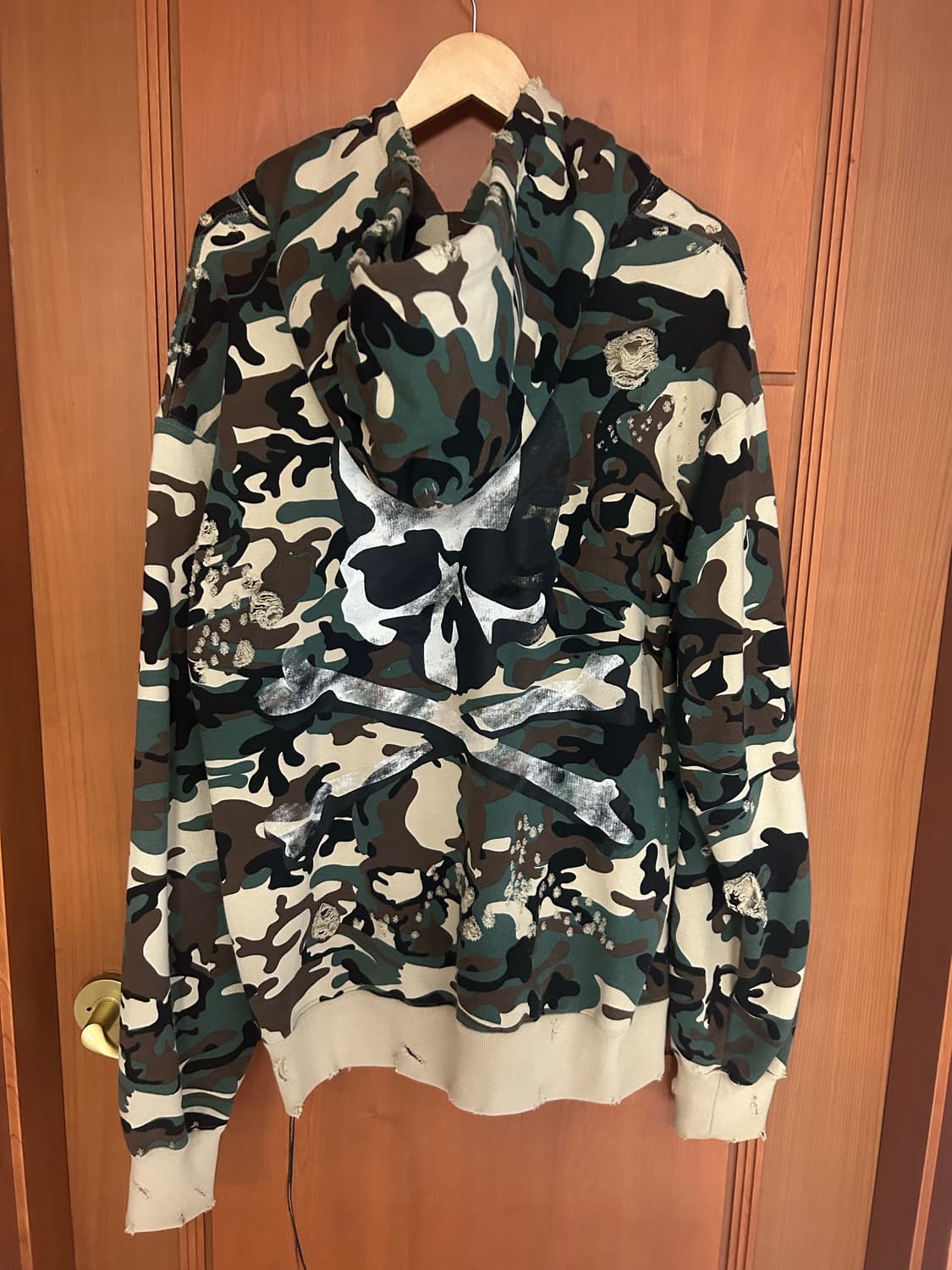 마스터마인드 스컬 카모 후드 상품이미지2