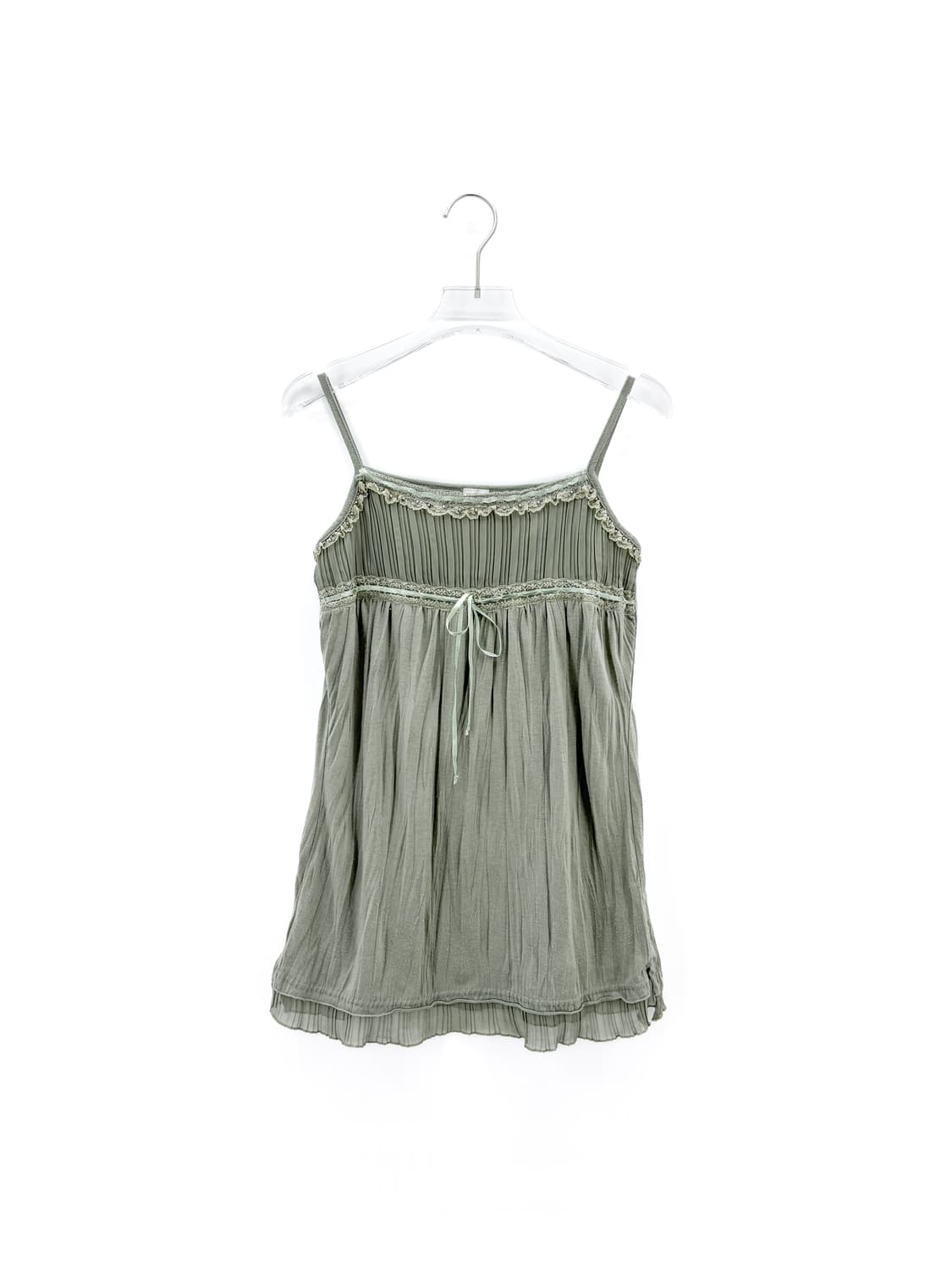 빈티지 민트 레이스 슬리브리스 상품이미지1