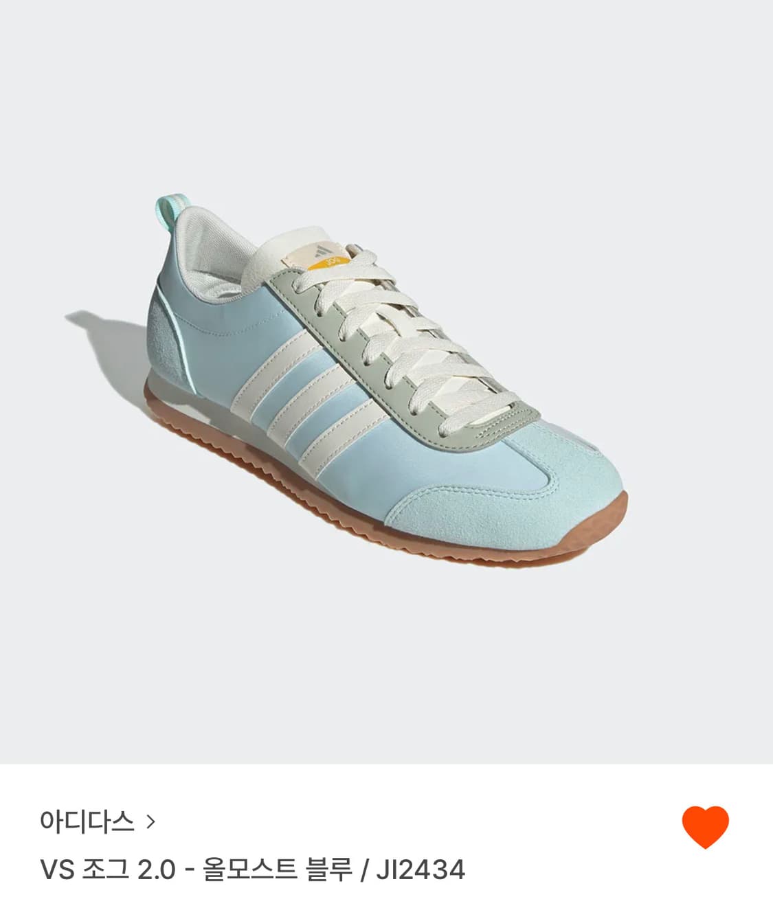 (새상품)아디다스 vs 조그 2.0 올모스트 블루 240 상품이미지1