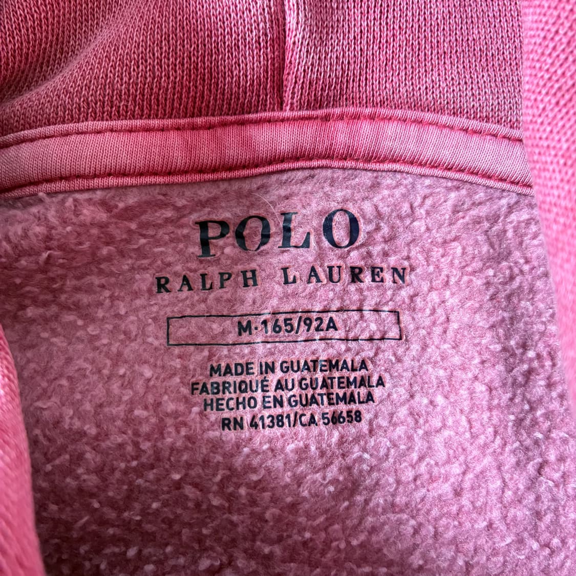 Polo  폴로 랄프로렌 자수 코튼 핑크 후드티  상품이미지4