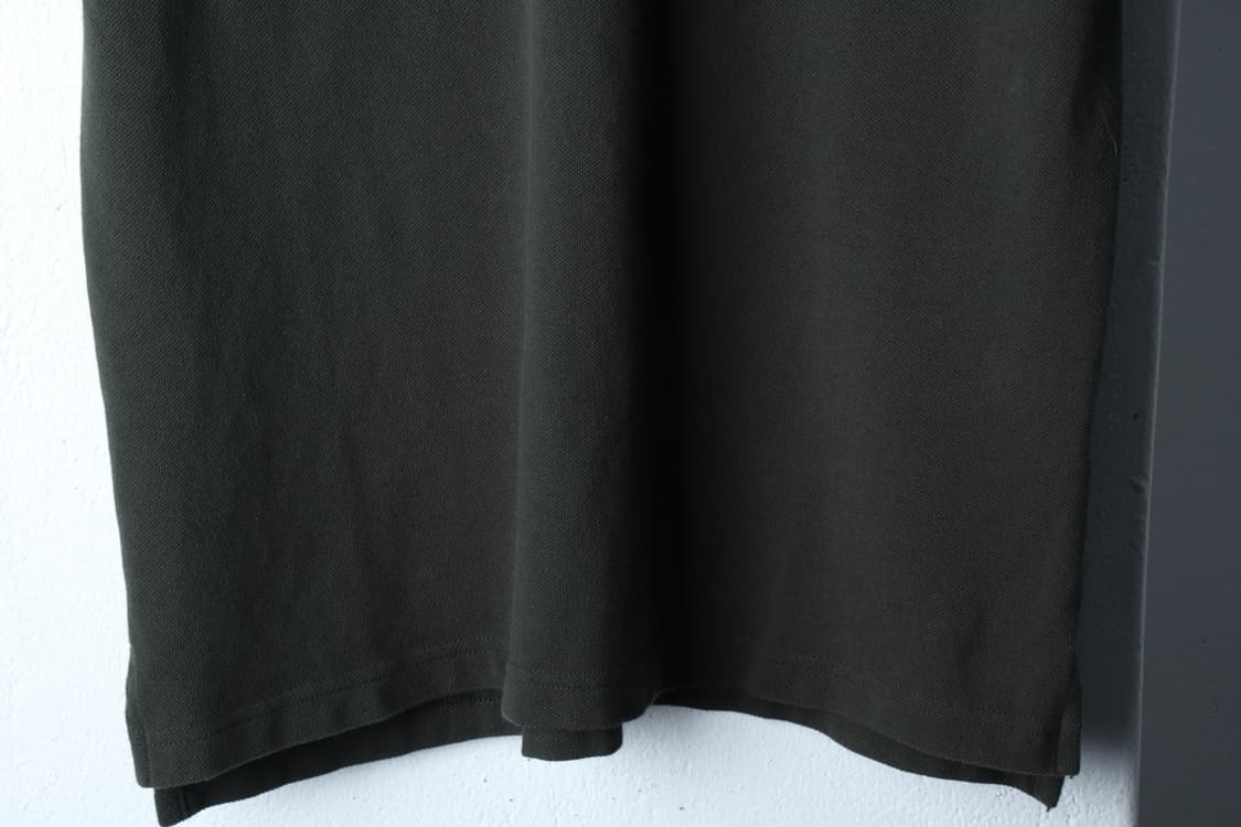 (L-XL) 지오다노 반팔 카라 티셔츠 카키 무지 기본-H32769 상품이미지4