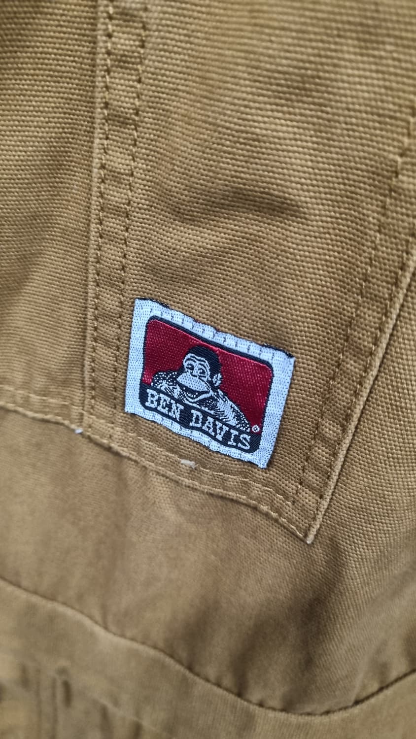 (벤 데이비스) 카멜색 멜빵바지(오버롤) 일본판 L 컨디션10/9 상품이미지2
