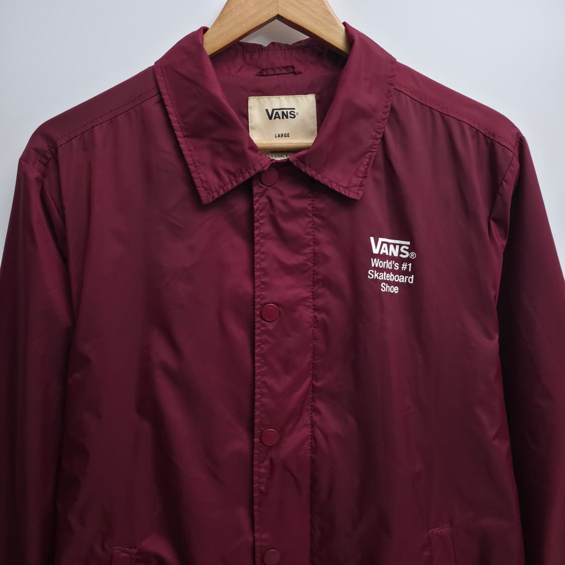 [L] 반스 버건디 코치 자켓 상품이미지3
