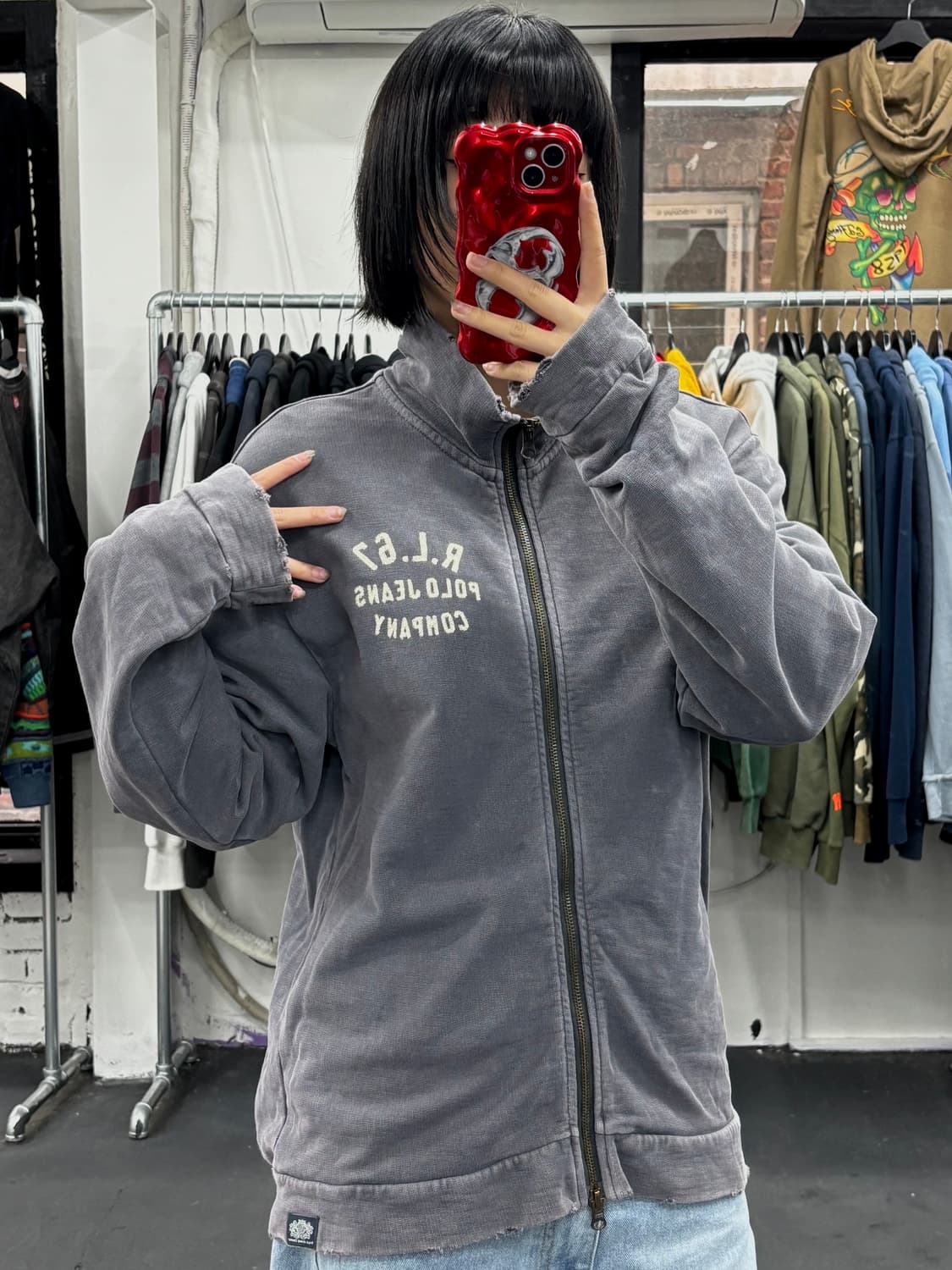 폴로 진스 컴퍼니 그런지 집업 상품이미지3