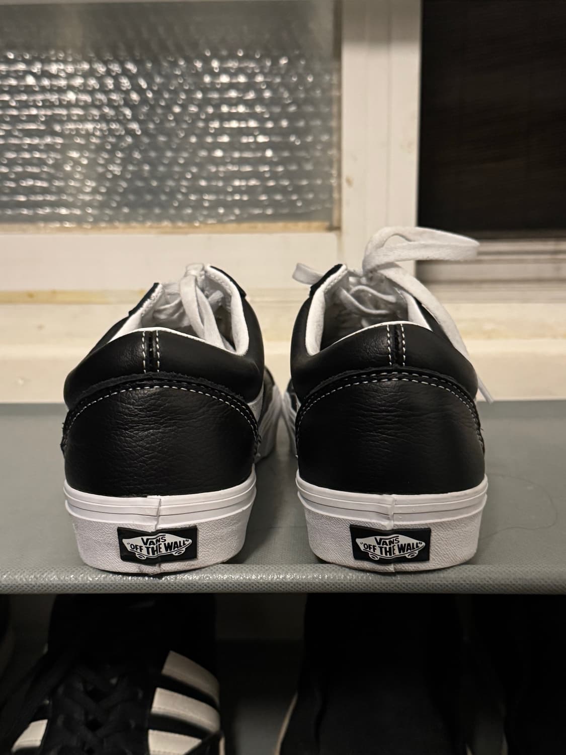 반스 올드스쿨 검흰 레더 (270mm) 상품이미지3