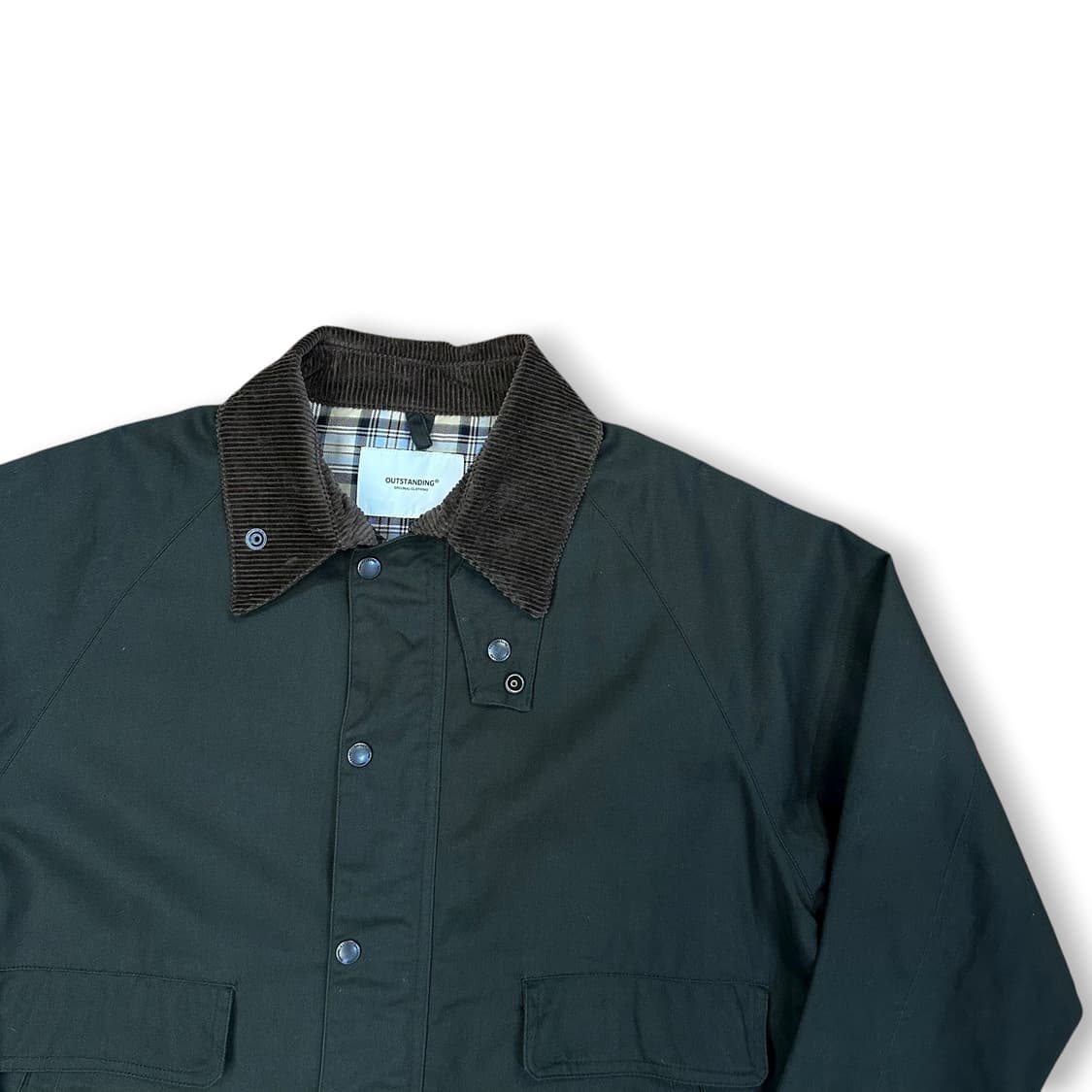 아웃스탠딩 코듀로이 카라 숏 자켓 상품이미지2