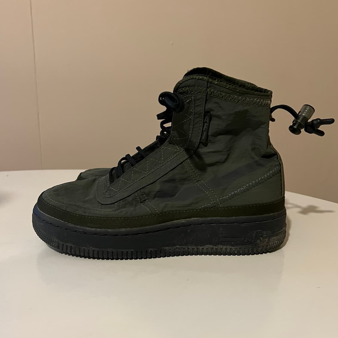 나이키 에어 포스 1 쉘 부츠 카키 그린 상품이미지2