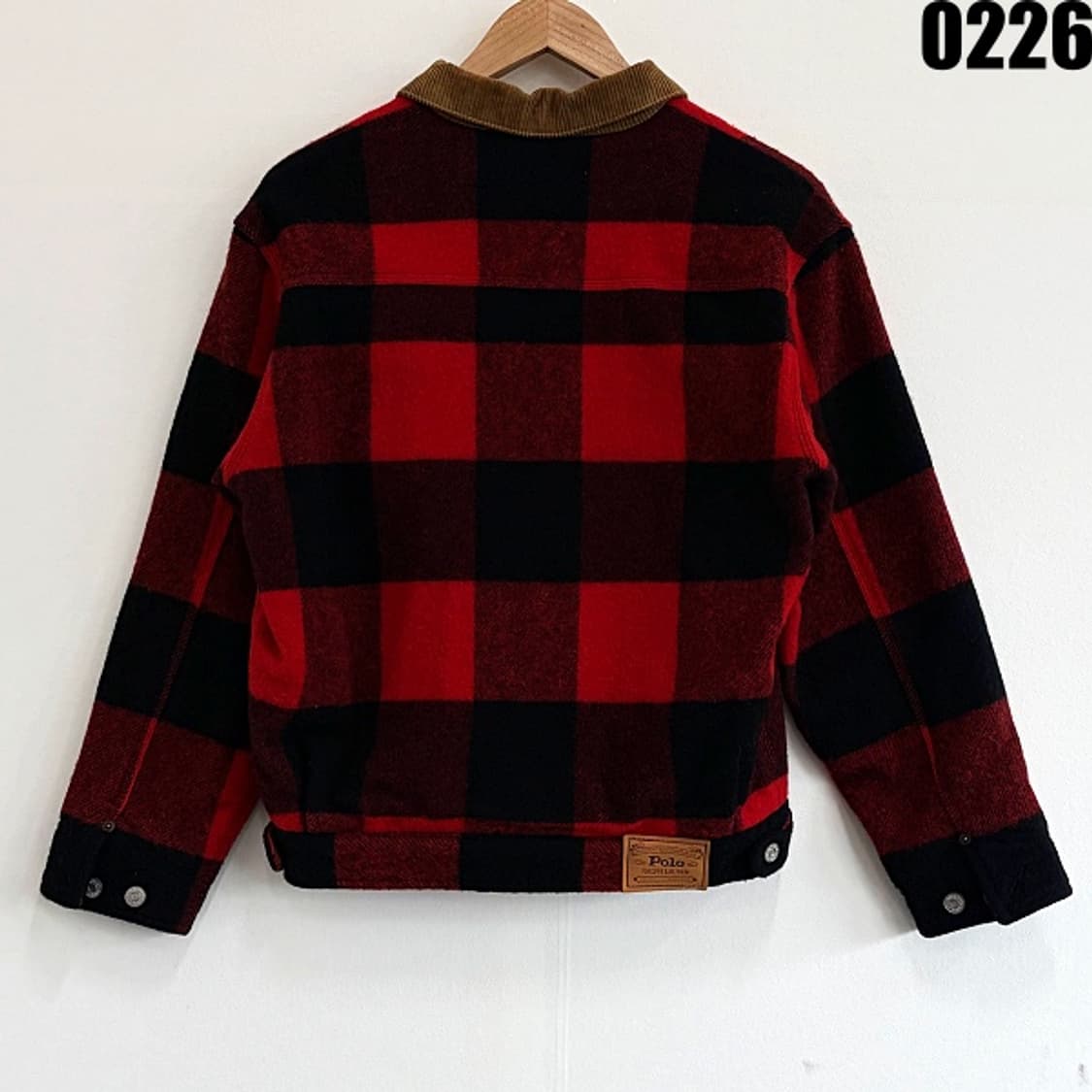 폴로 랄프로렌 버팔로 체크 퀼팅 자켓 M 0226 상품이미지9