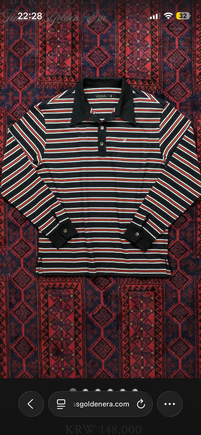 버드노트 RUGBY SHIRTS PINK 42 상품이미지2