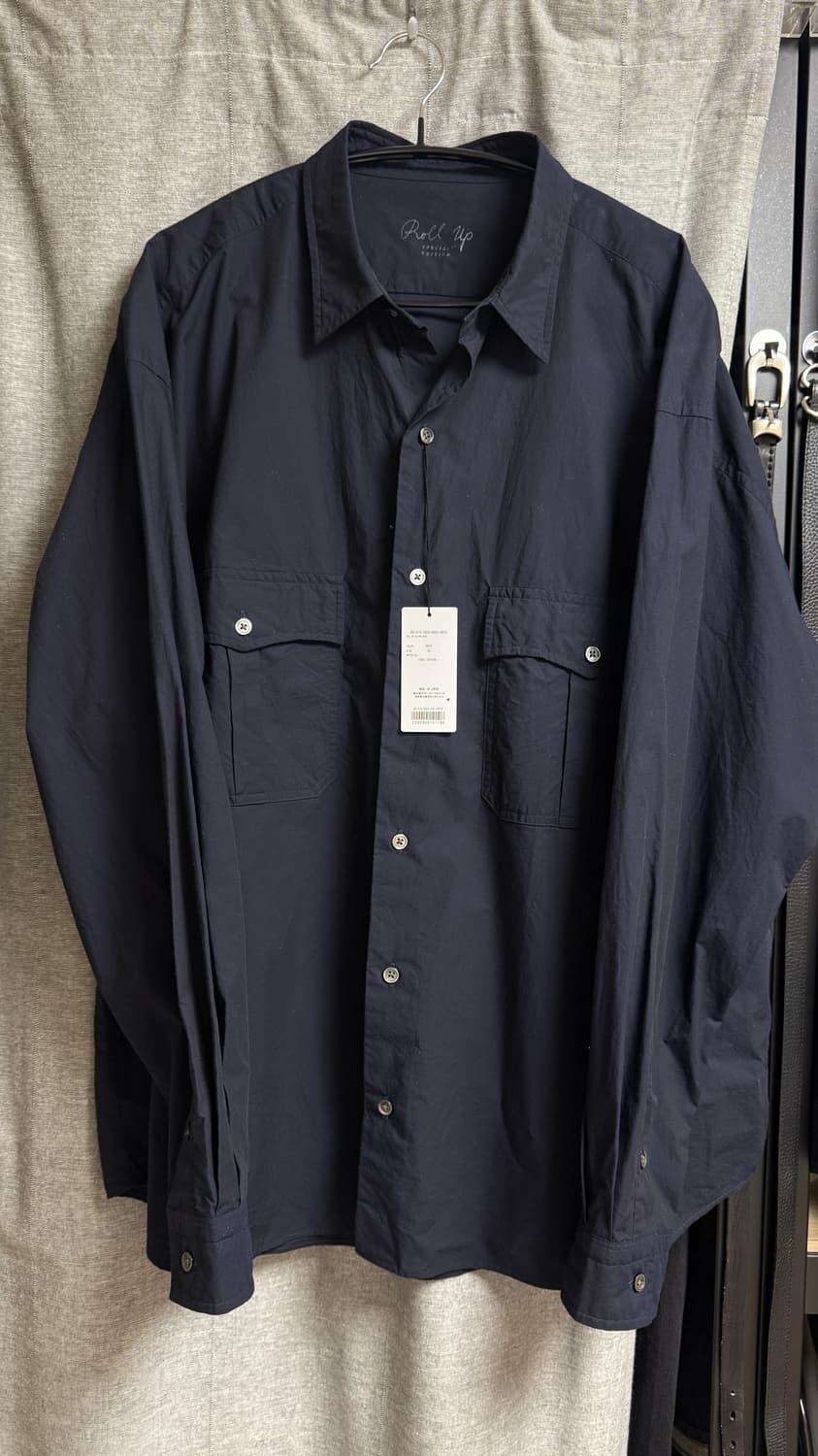 포터클래식 롤업셔츠 네이비 상품이미지2