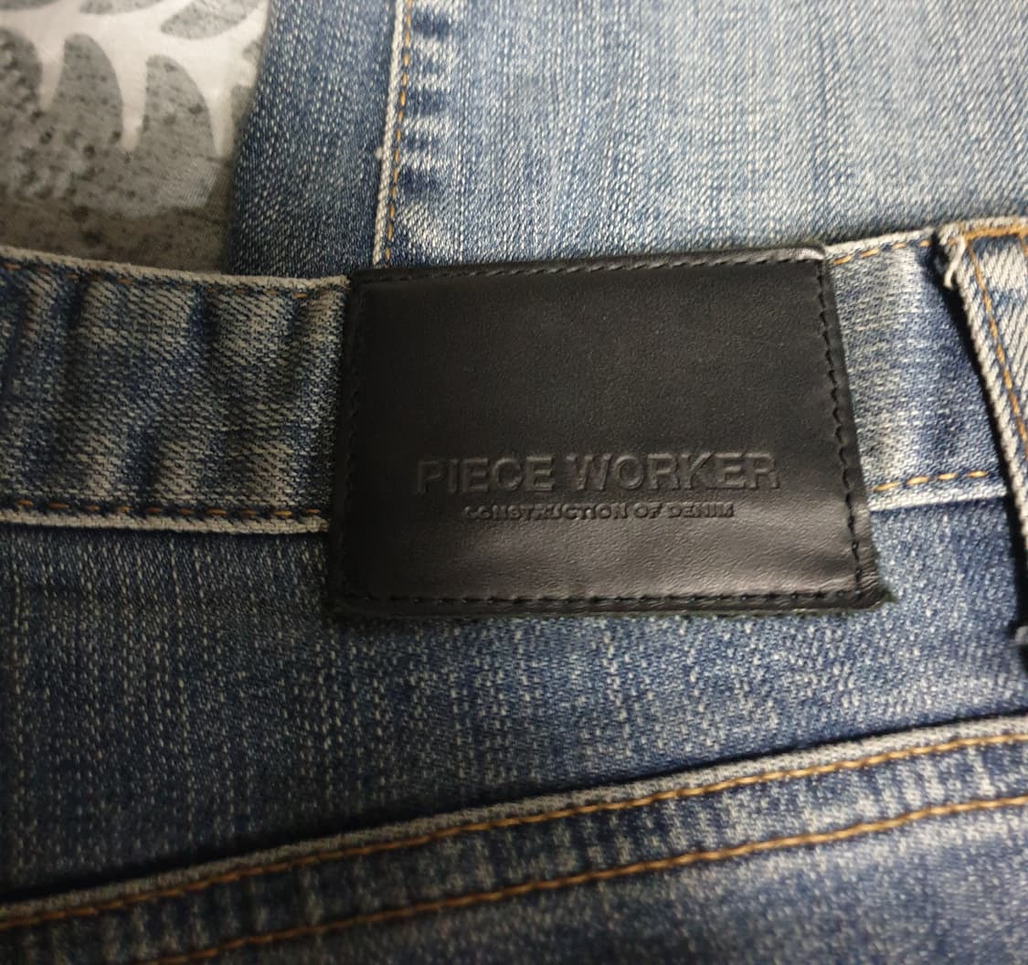 피스워커 뉴크롭 스톤워커 컷팅 데님팬츠 (32) 상품이미지4