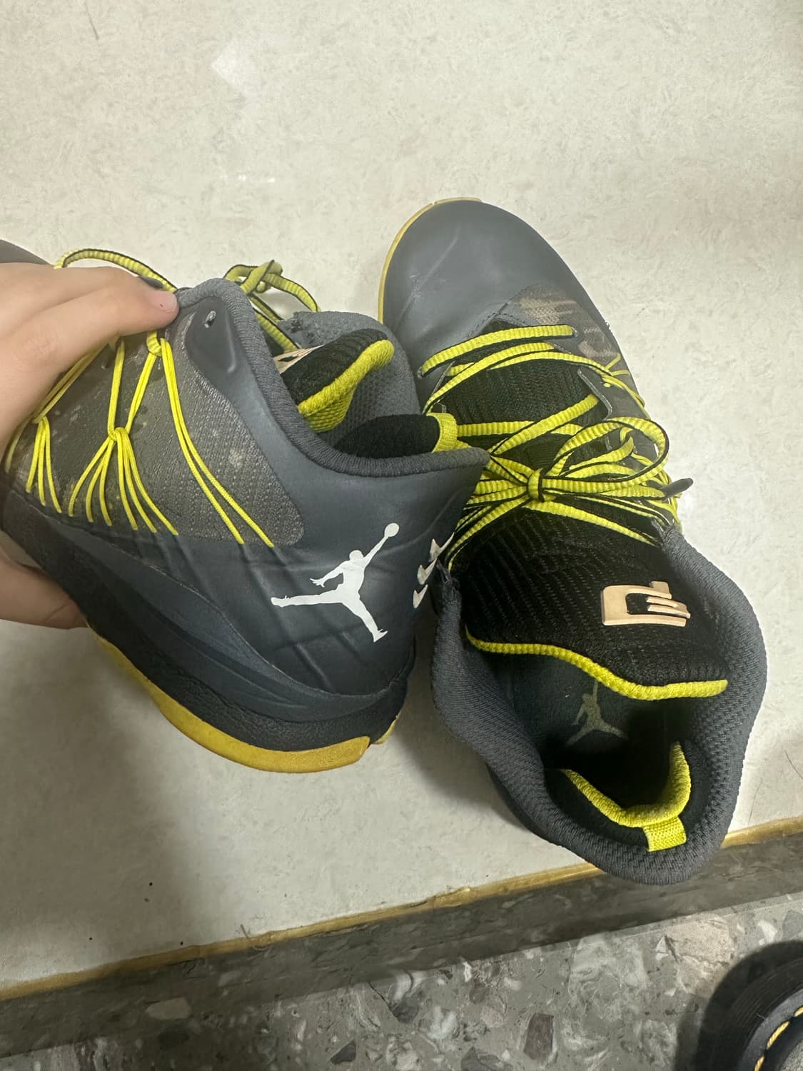 조던 농구화 블랙 /옐로우  상품이미지2