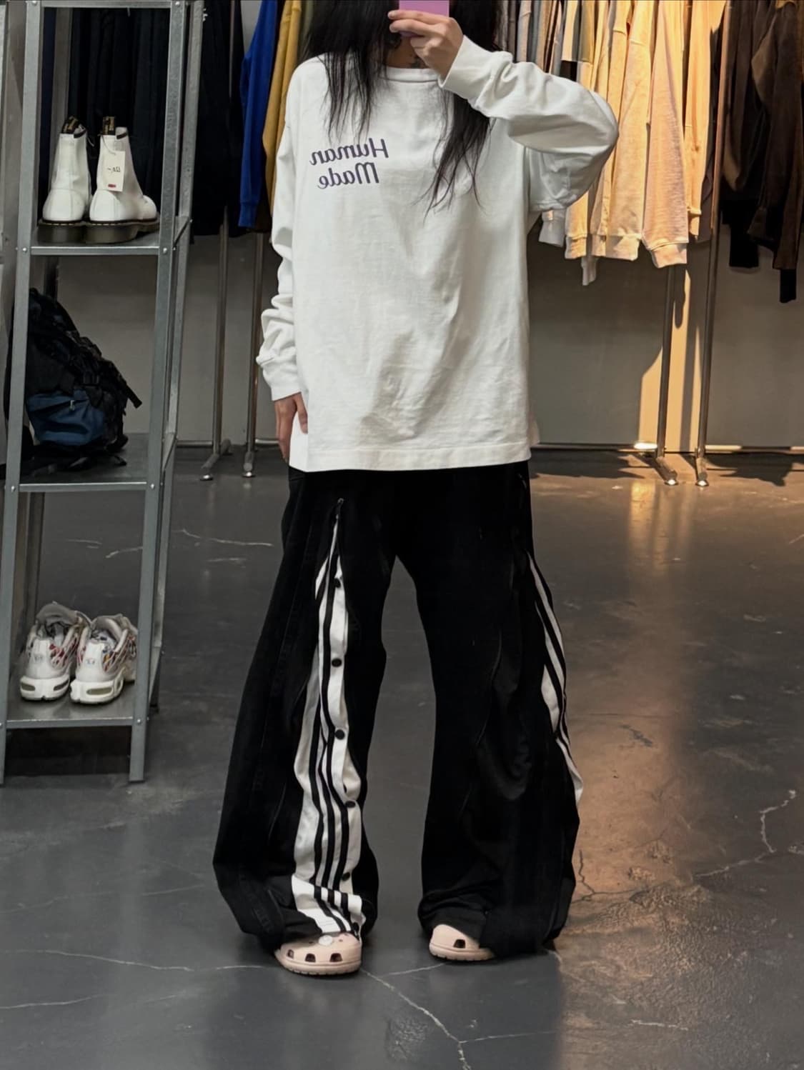 휴먼메이드 플라밍고 롱슬리브티셔츠 A2748 상품이미지1